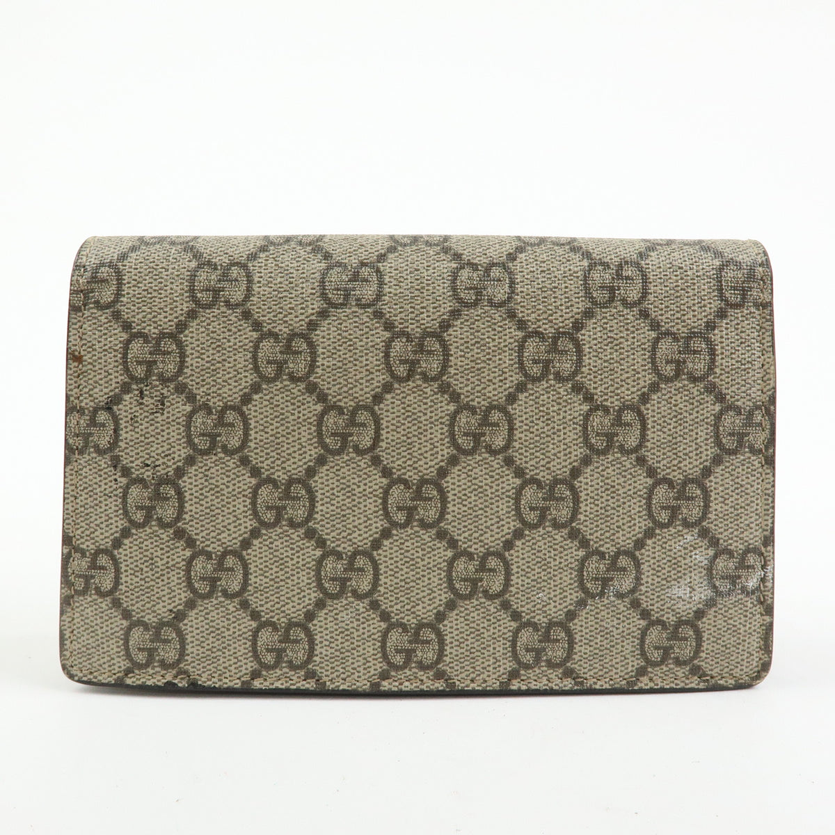 GUCCI Dionysus Super Mini Bag Leather Chain Shoulder Bag Beige 476432