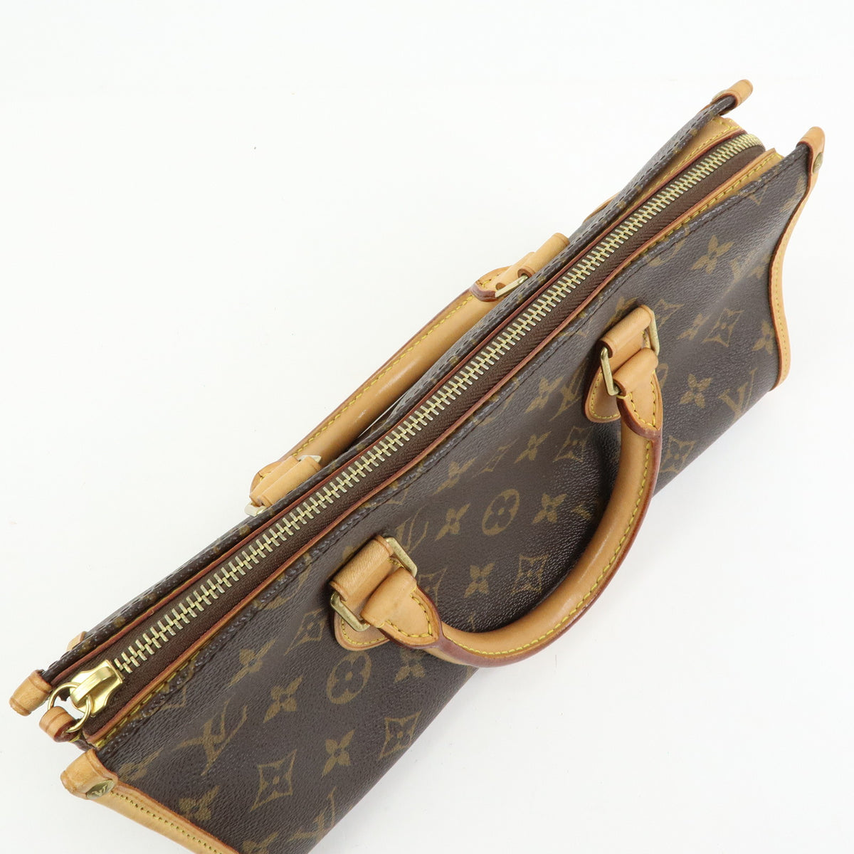 Louis Vuitton Monogram Popincourt Hand Bag Brown M40009