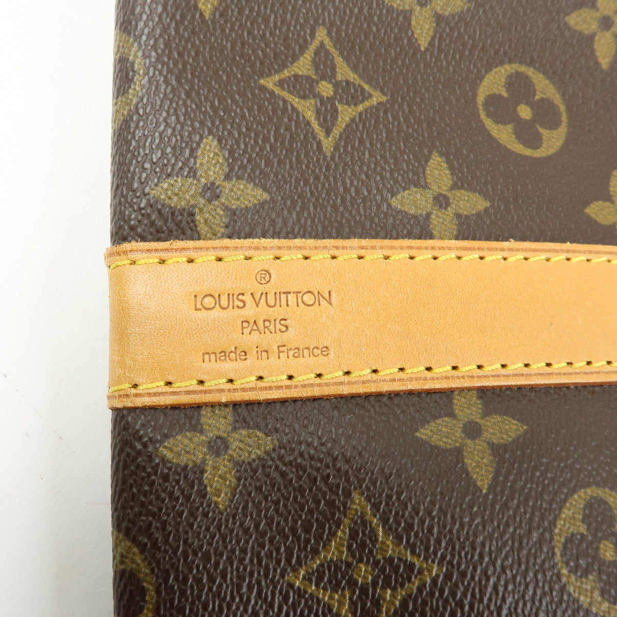 Louis Vuitton Monogram Keep All Bandouliere 55 Boston Bag Brown M41414