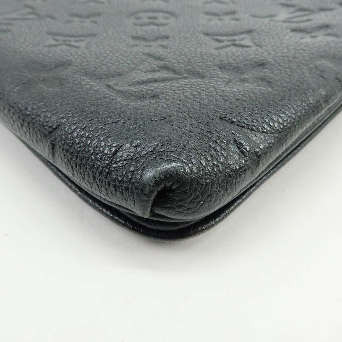 Louis Vuitton Monogram Empreinte Twice Shoulder Bag Noir M50258