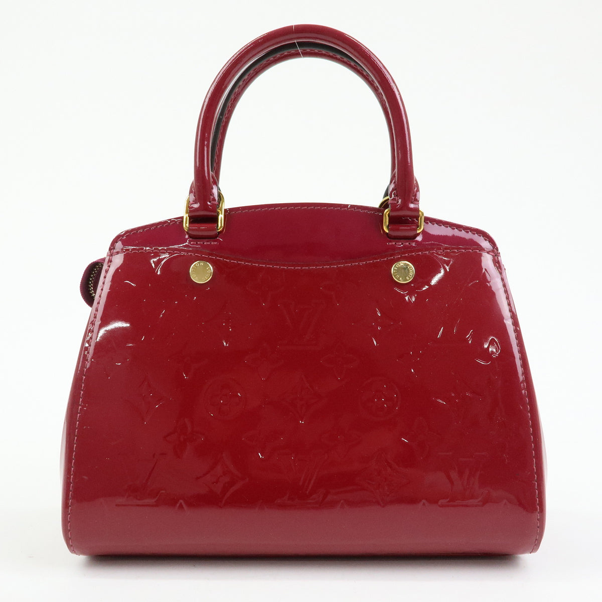 Louis Vuitton Monogram Vernis Brea PM 2Way Bag Hand Bag Magenta M50810
