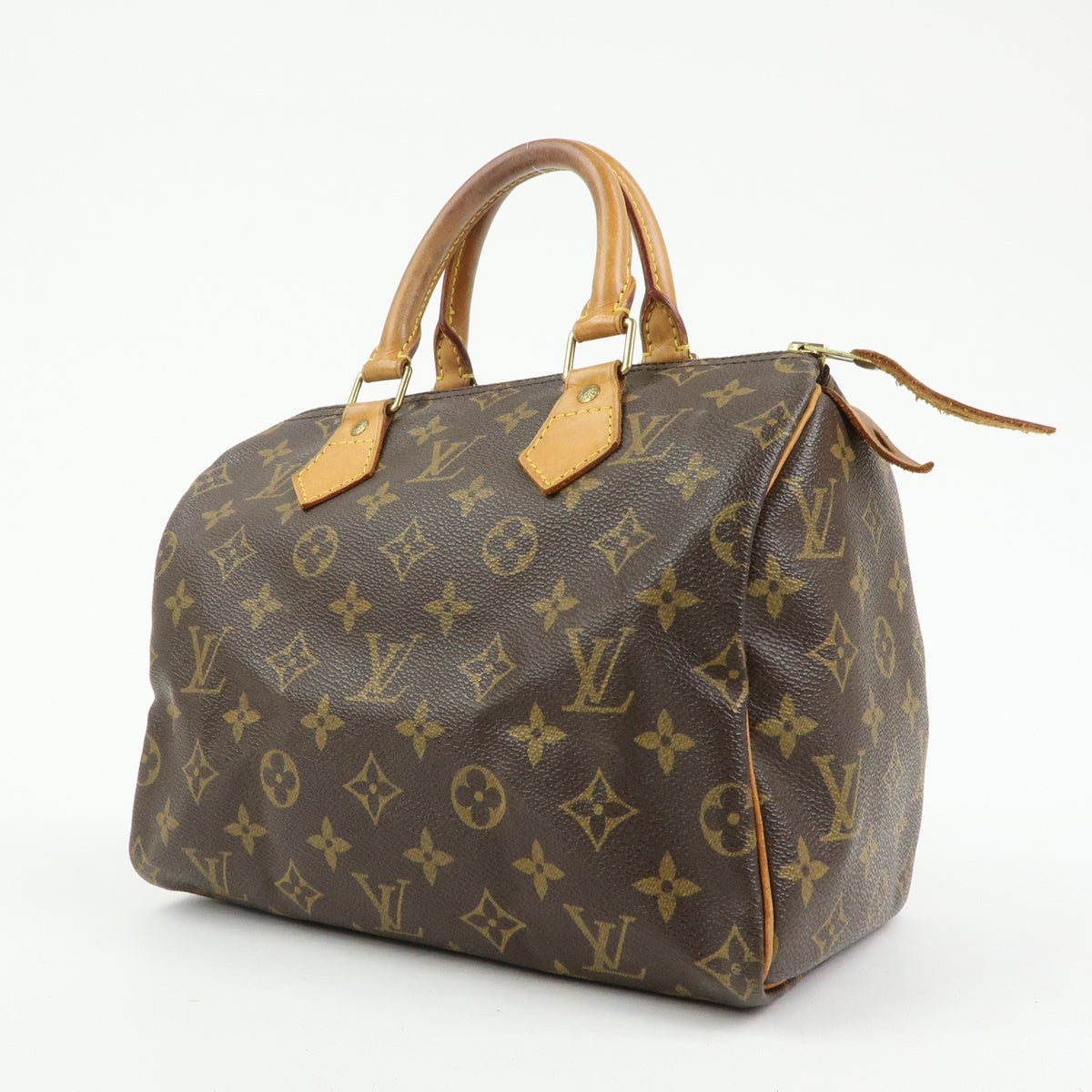 Louis Vuitton Monogram Speedy 25 Boston Bag Hand Bag Brown M41528