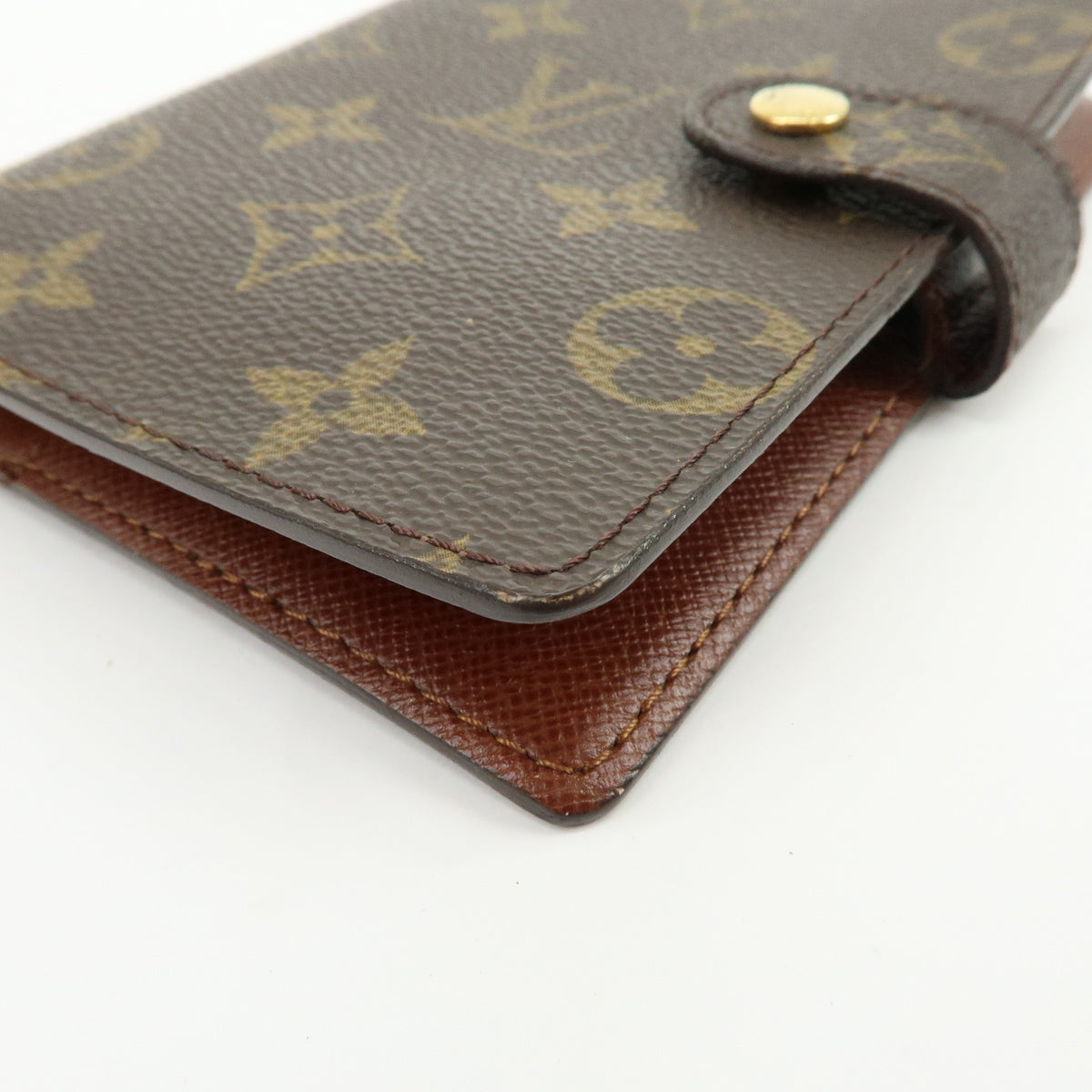 Louis Vuitton Monogram Agenda PM Planner Cover Brown R20005