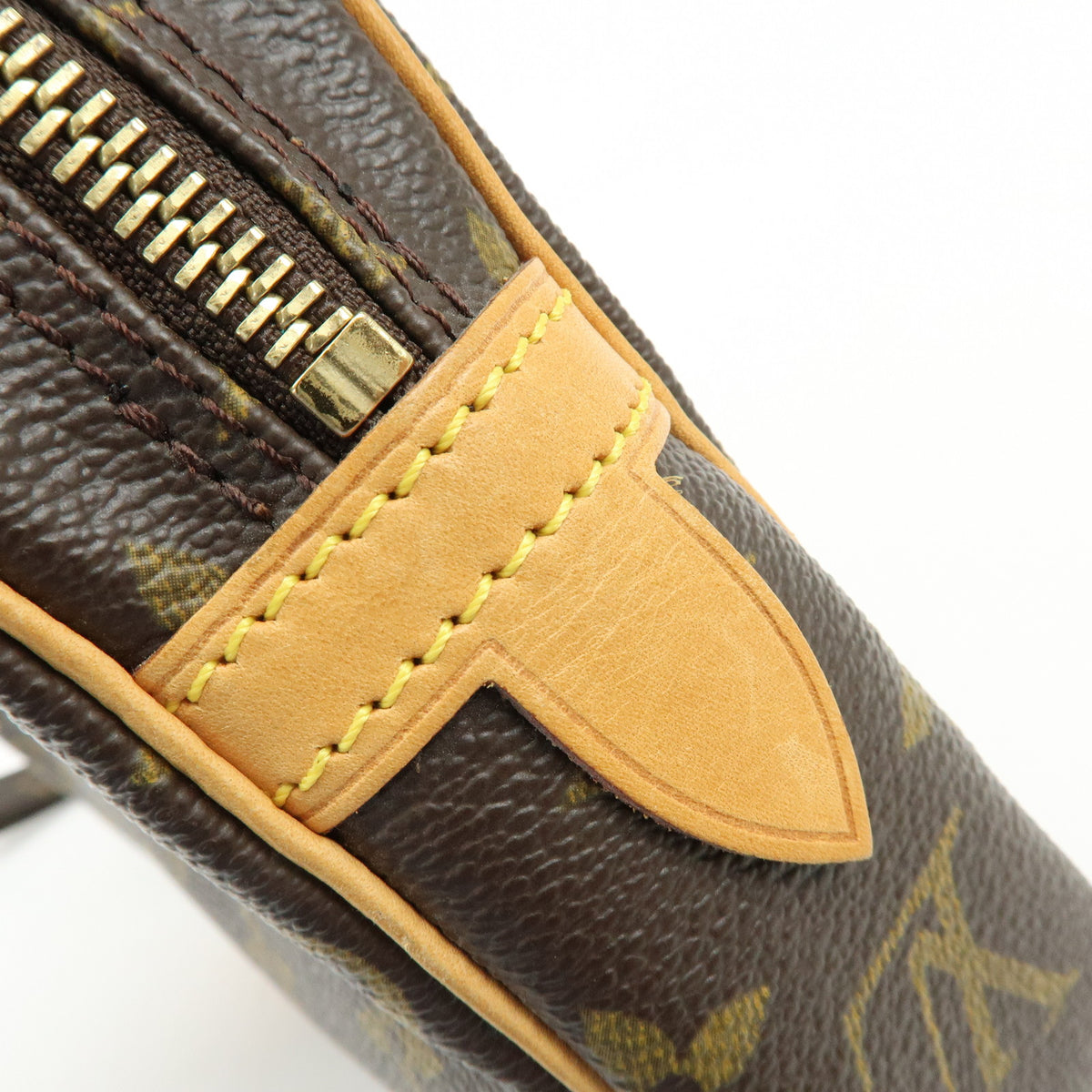 Louis Vuitton Monogram Marly Dragonne GM Clutch Bag Brown M51825