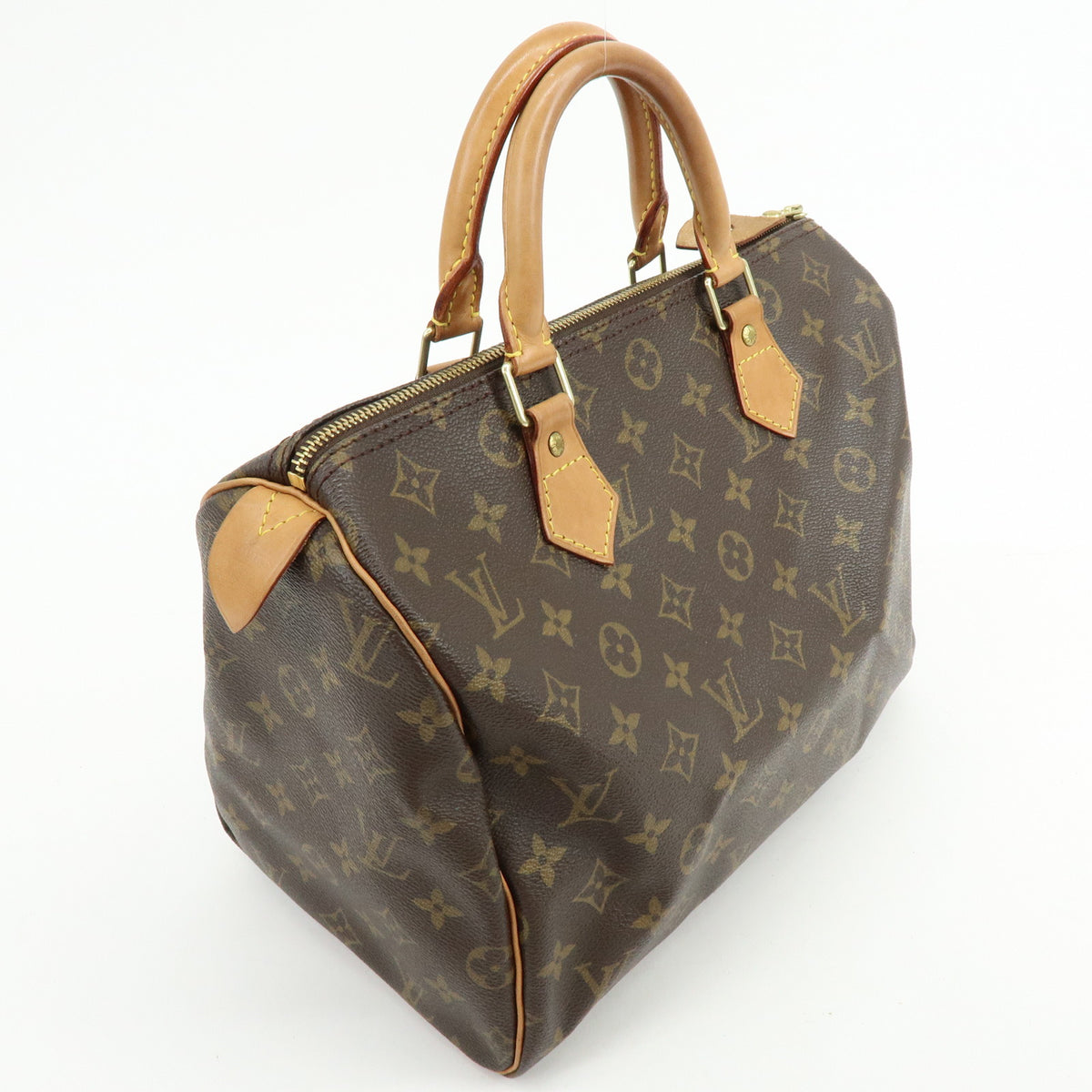 Louis Vuitton Monogram Speedy 30 Boston Bag Hand Bag Brown M41526