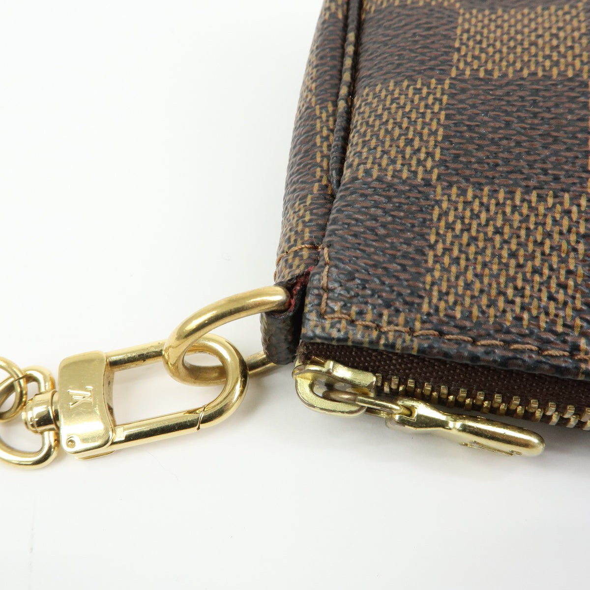 Louis Vuitton Damier Ebene Mini Pochette Accessoires Pouch N58009