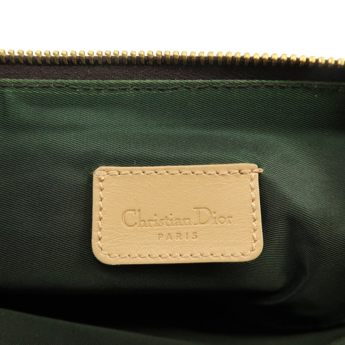 Christian Dior Saddle Pouch Trotter Jacquard Canvas Shoulder Bag