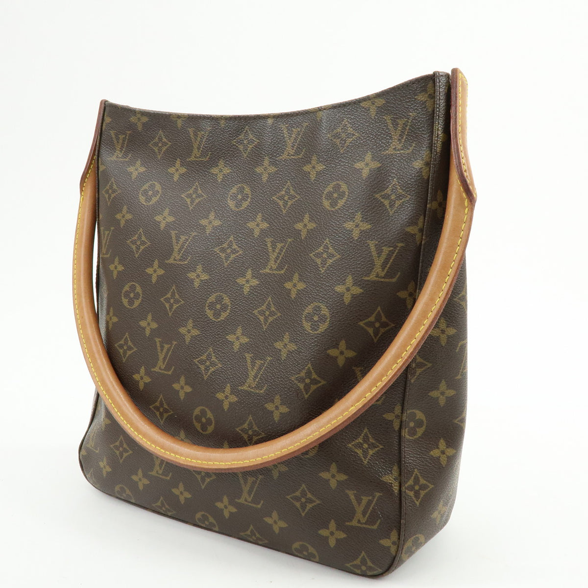 Louis Vuitton Monogram Looping GM Leather Shoulder Bag Brown M51145