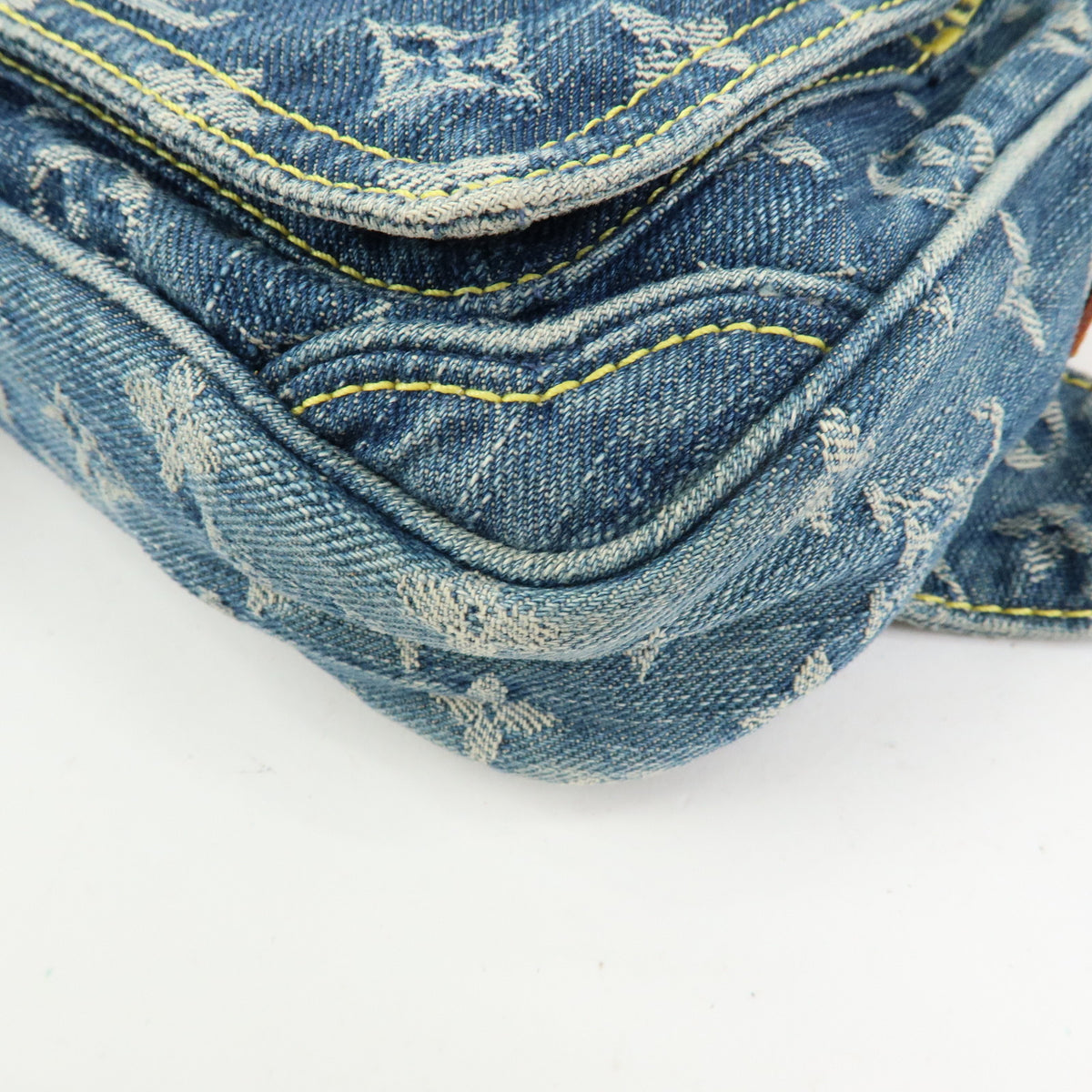 Louis Vuitton Monogram Denim Bum Bag Waist Bag Blue M95347