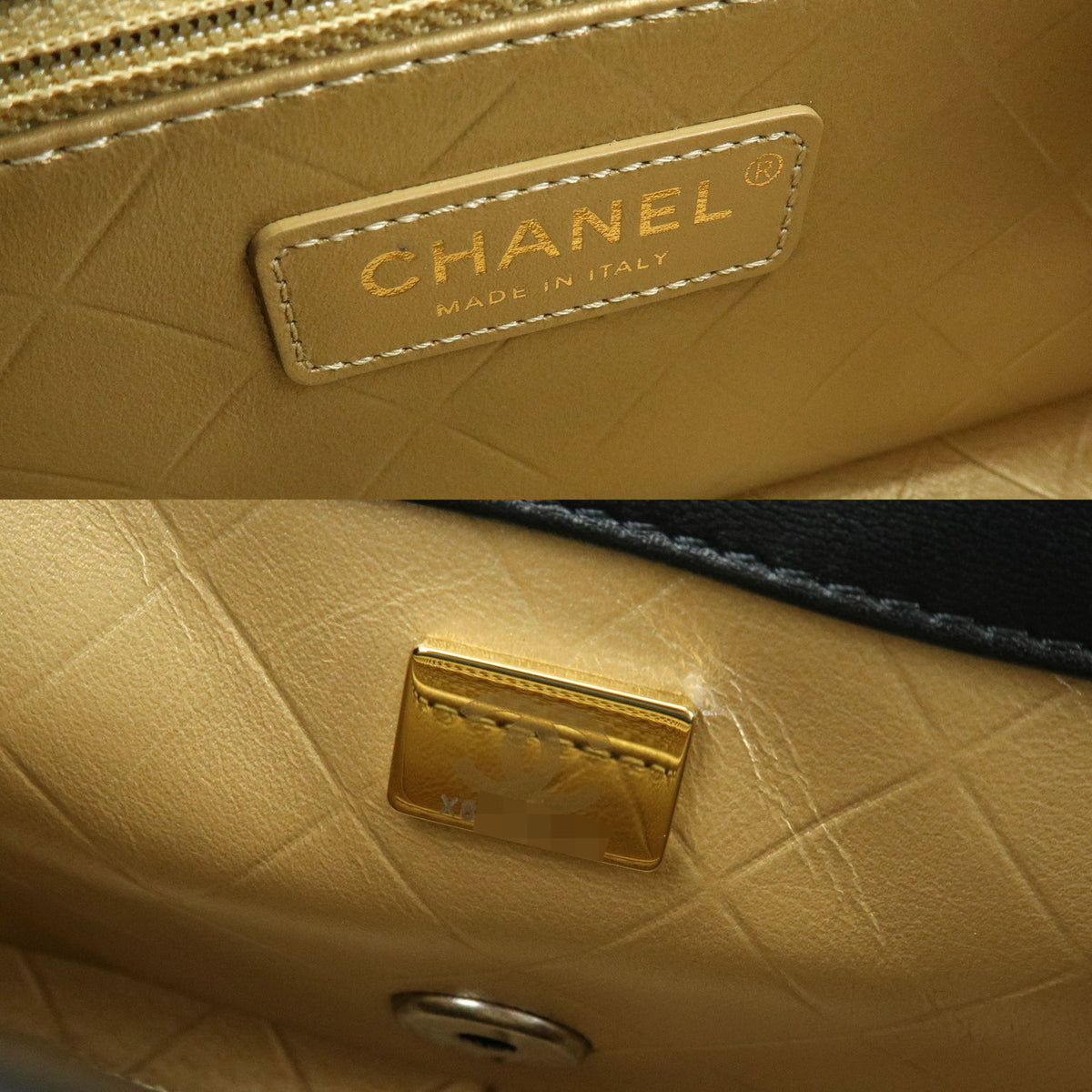 CHANEL Mini Matelasse Lamb Skin Shoulder Bag Hand Bag Black AS2978