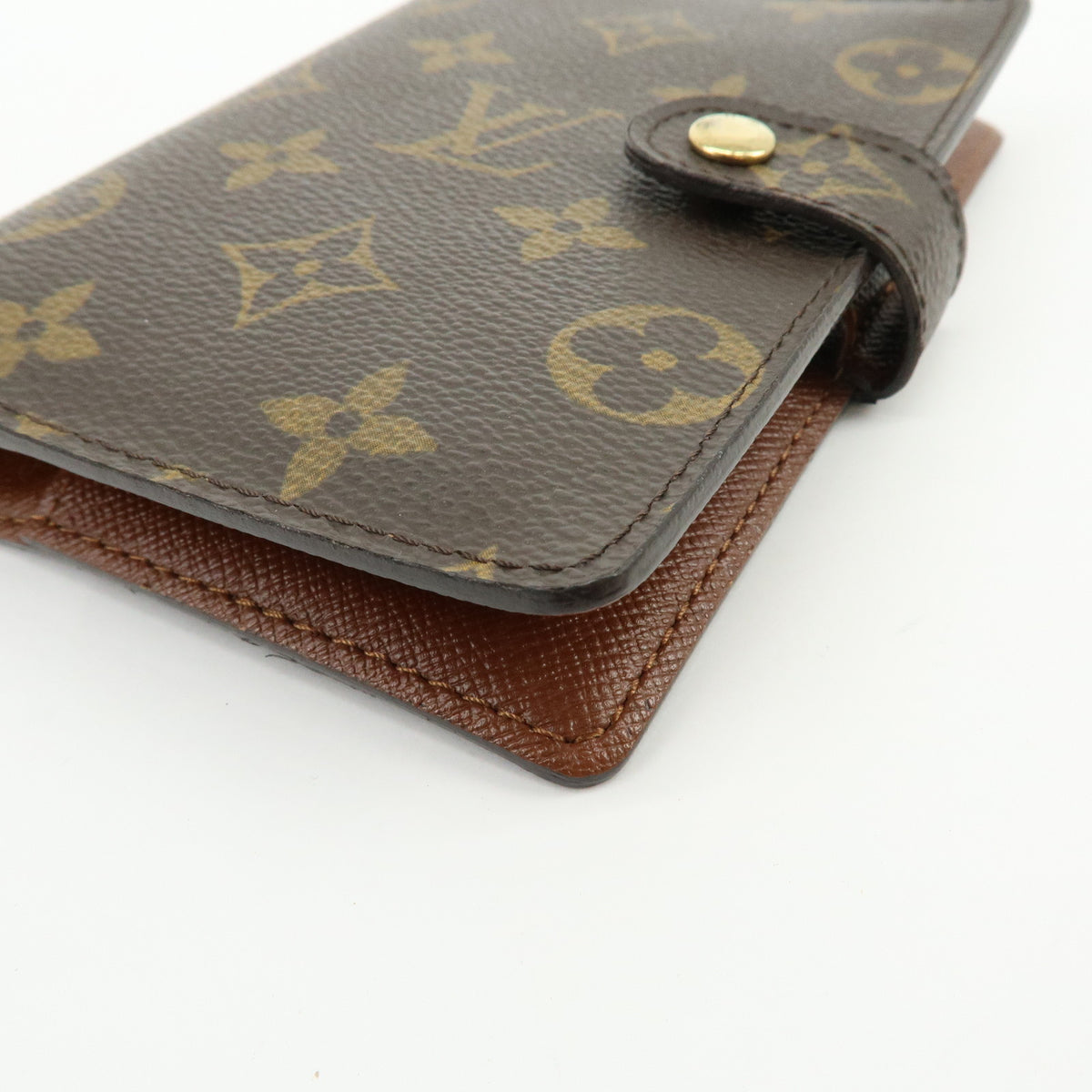 Louis Vuitton Monogram Agenda PM Planner Cover Brown R20005