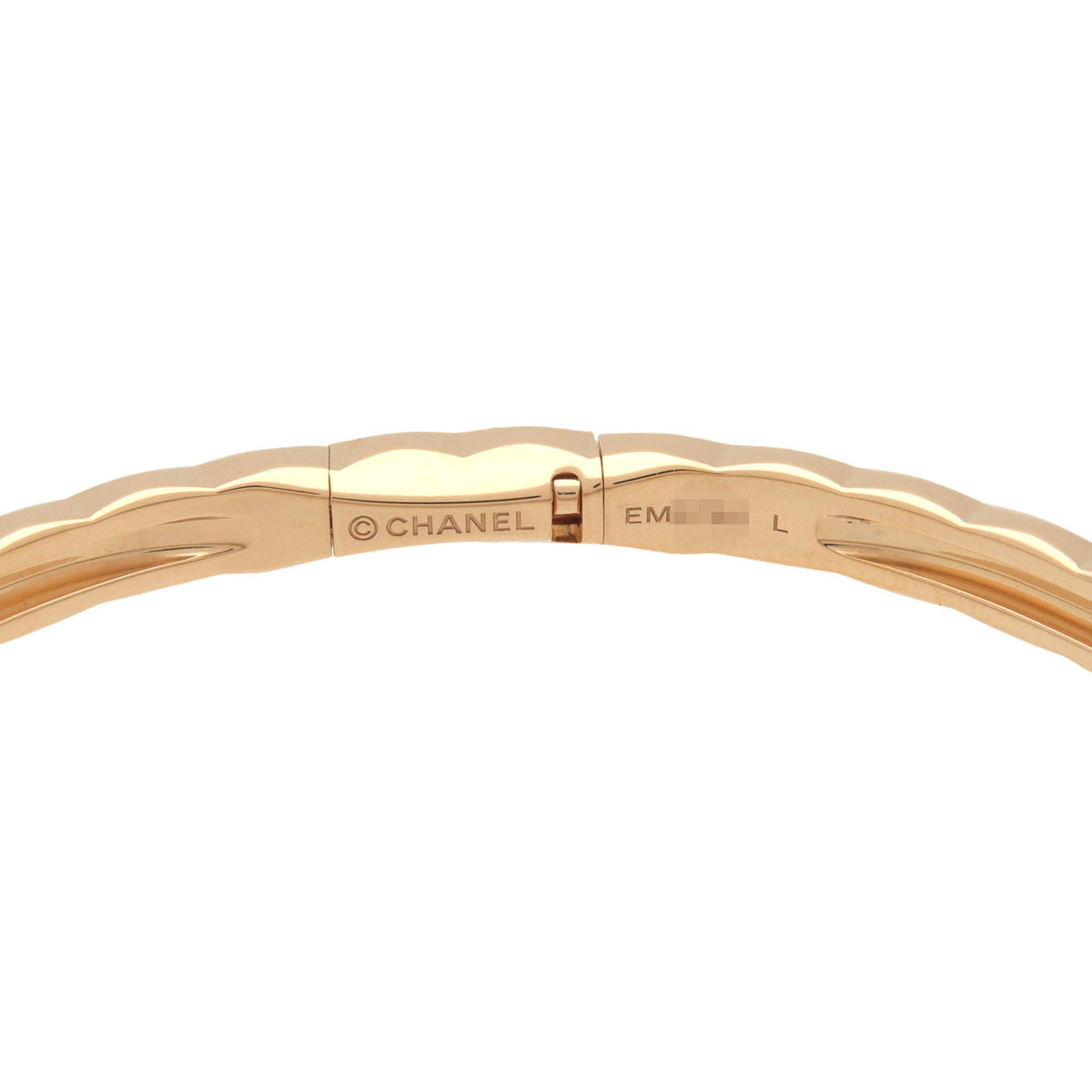 CHANEL COCO Crush Mini Bracelet Size L K18 750YG Yellow Gold J12325