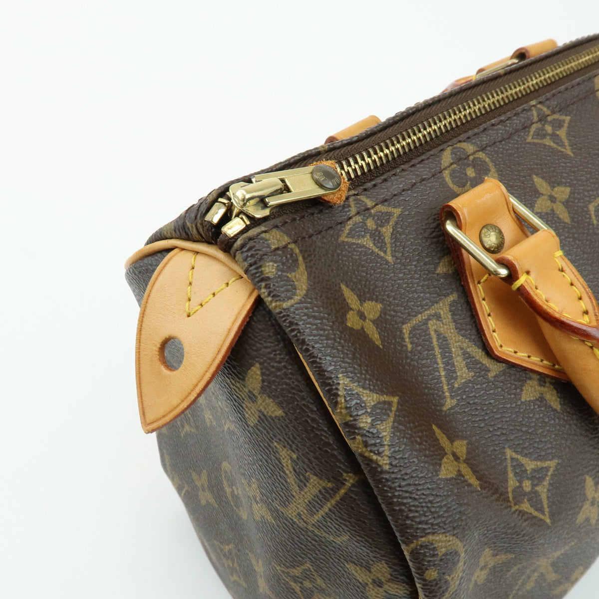 Louis Vuitton Monogram Speedy 25 Boston Bag Hand Bag Brown M41528