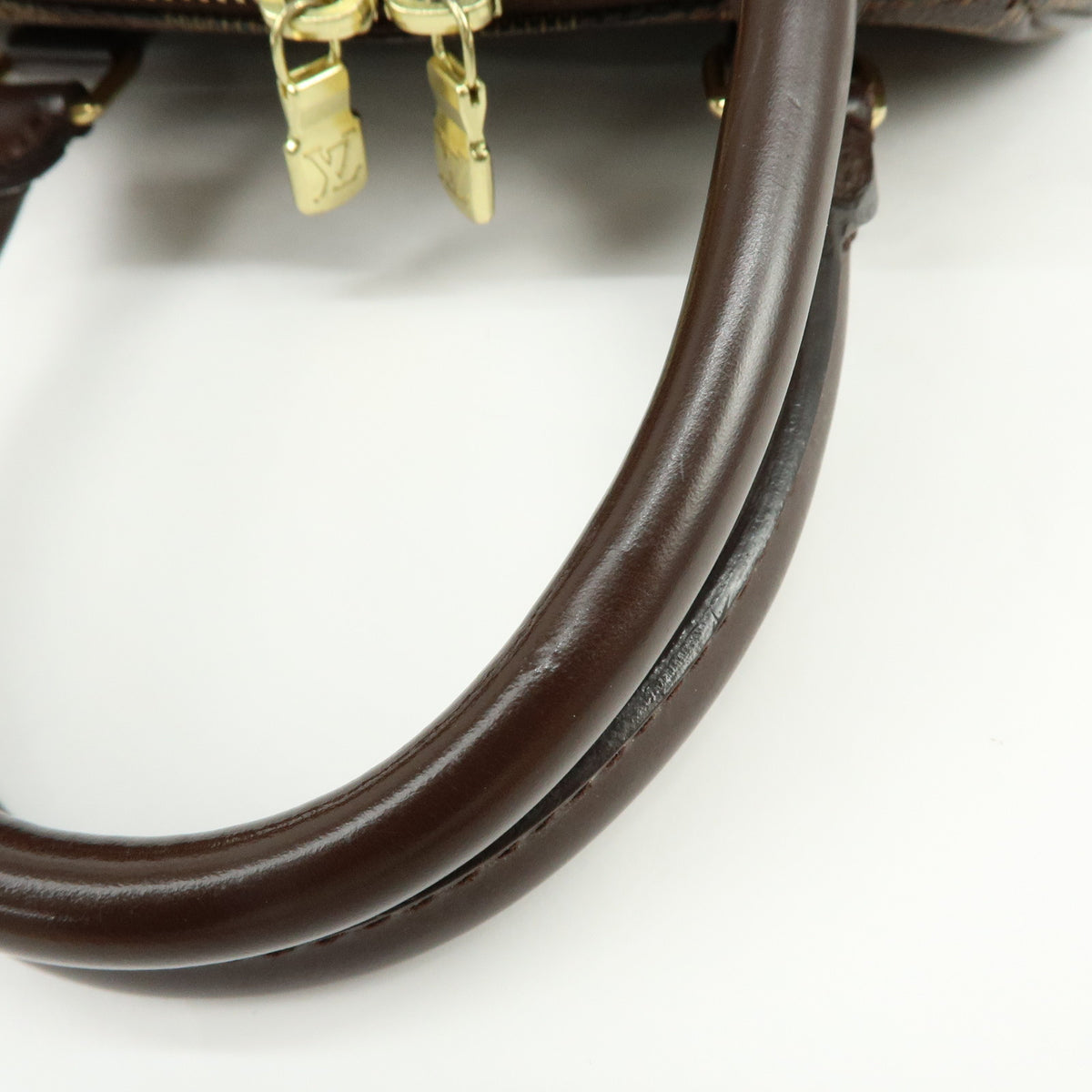 Louis Vuitton Damier Ebene Rivera Mini Hand Bag Brown N41436