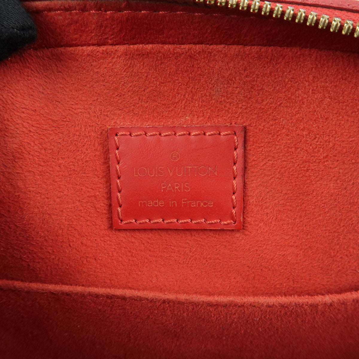 Louis Vuitton Epi Leather Jasmine Hand Bag Castilian Red M52087