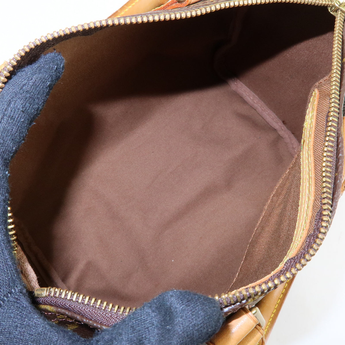 Louis Vuitton Monogram Speedy 25 Boston Bag Hand Bag Brown M41528