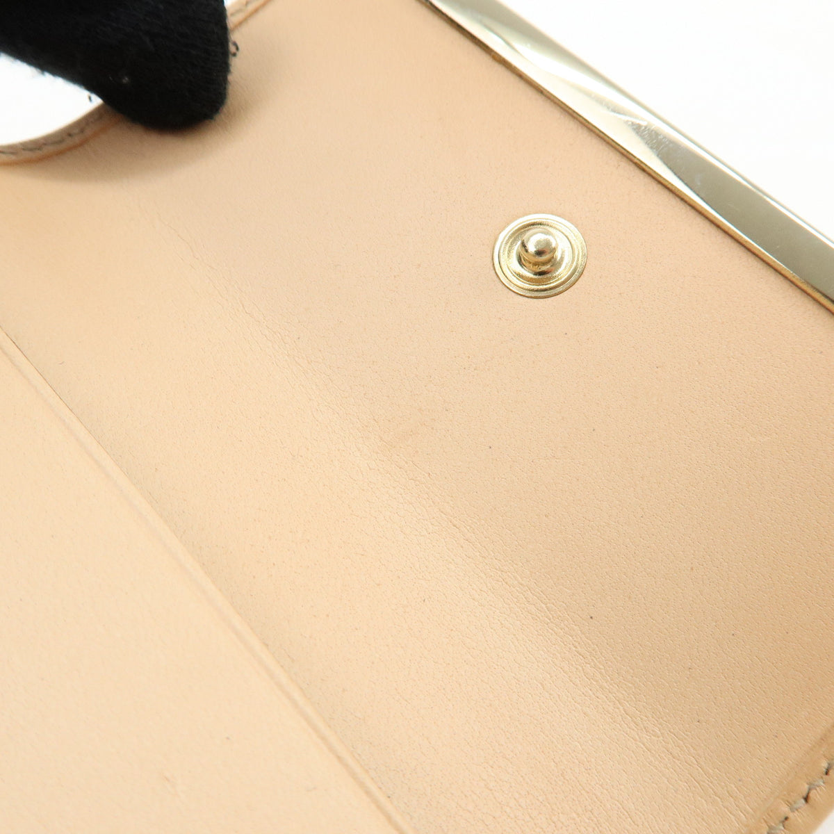 GUCCI Flora Canvas Leather 6 Ring Key Case Flower White Pink 127048