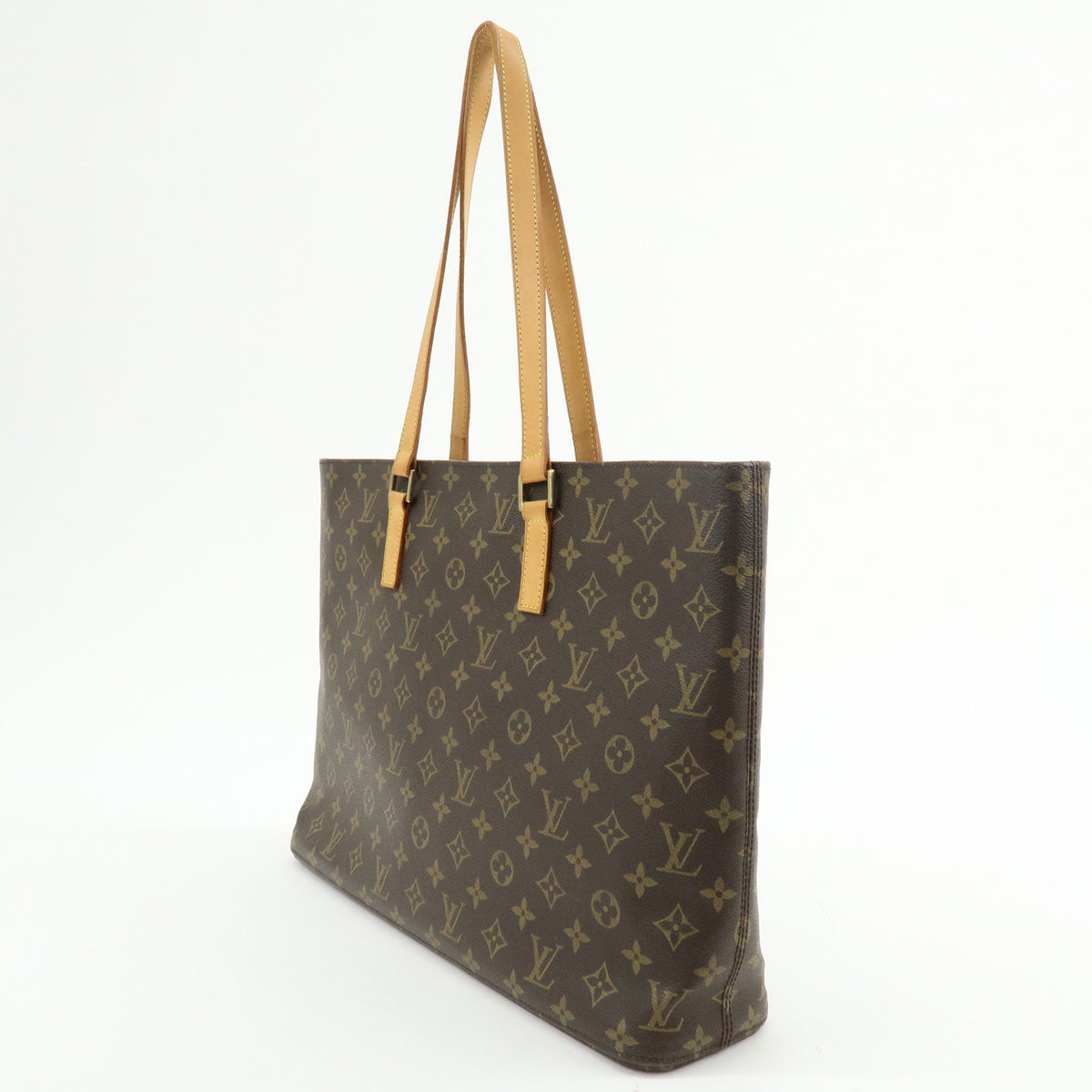 Louis Vuitton Monogram Luco Tote Bag Shoulder Bag Brown M51155