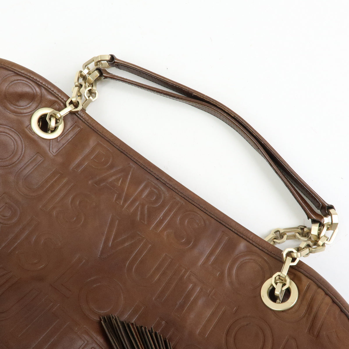 Louis Vuitton Paris Souple Wish Leather Shoulder Bag Brown M95830