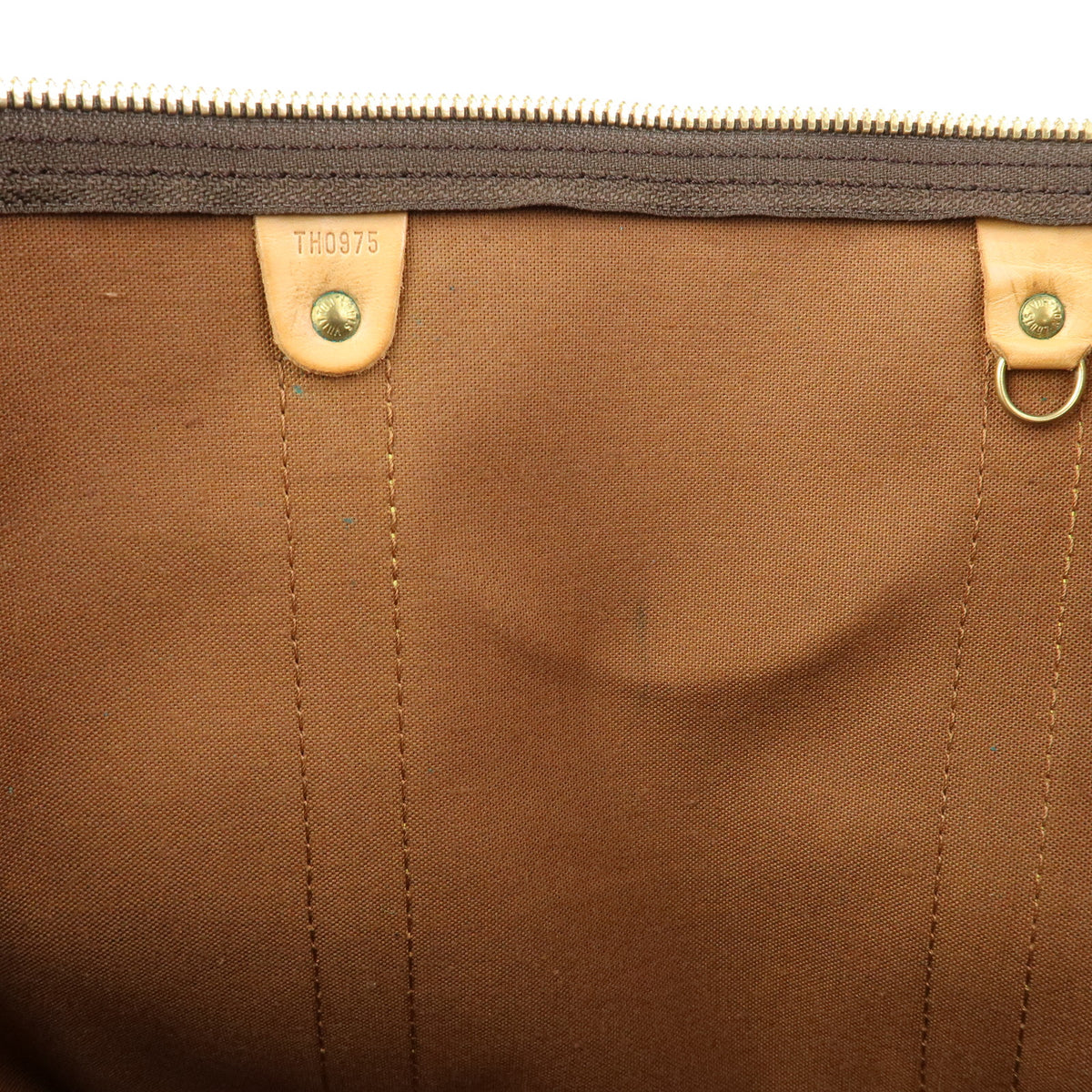 Louis Vuitton Monogram Keep All Bandouliere 55 Boston Bag Brown M41414