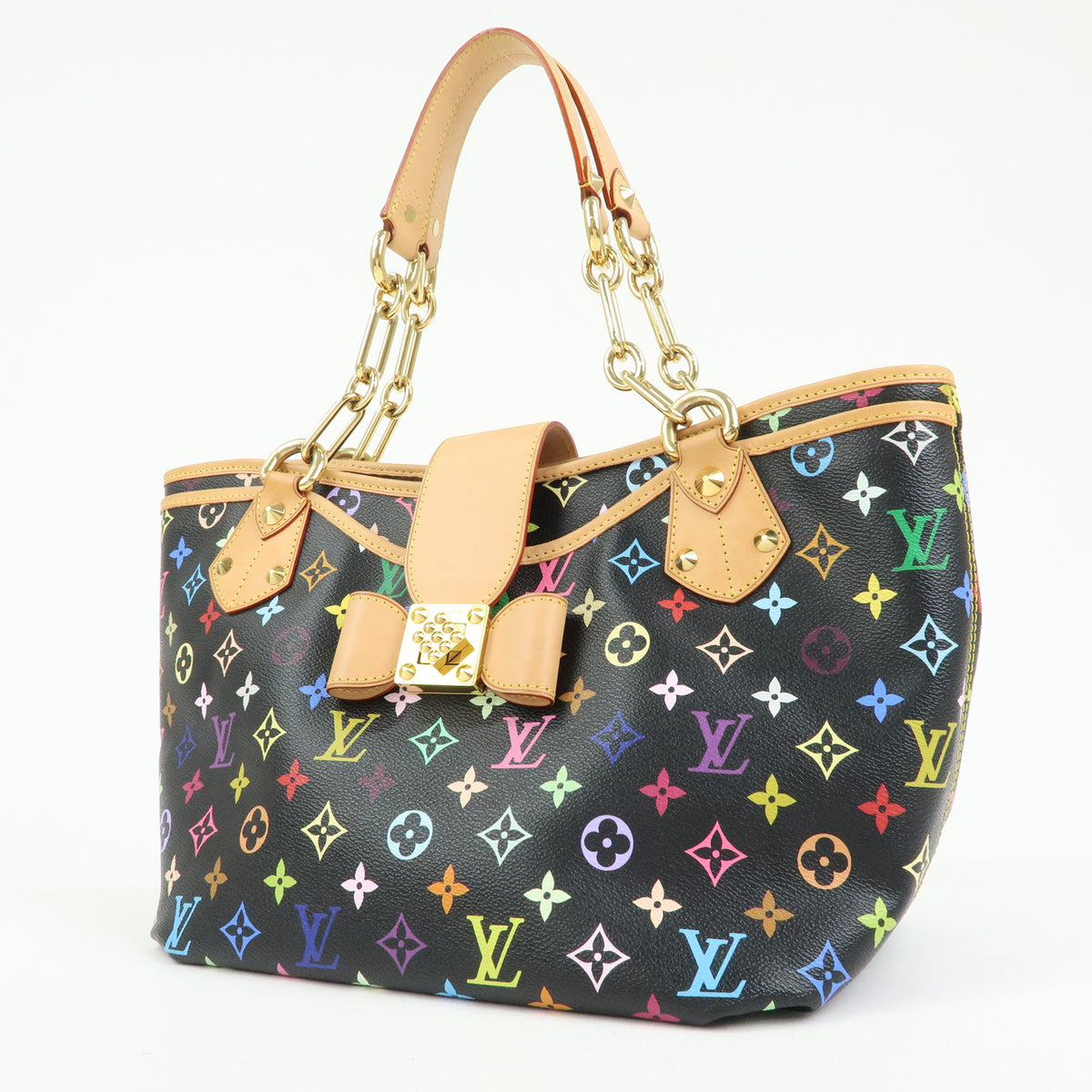 Louis Vuitton Monogram Multicolor Annie GM Canvas Tote Bag M40304