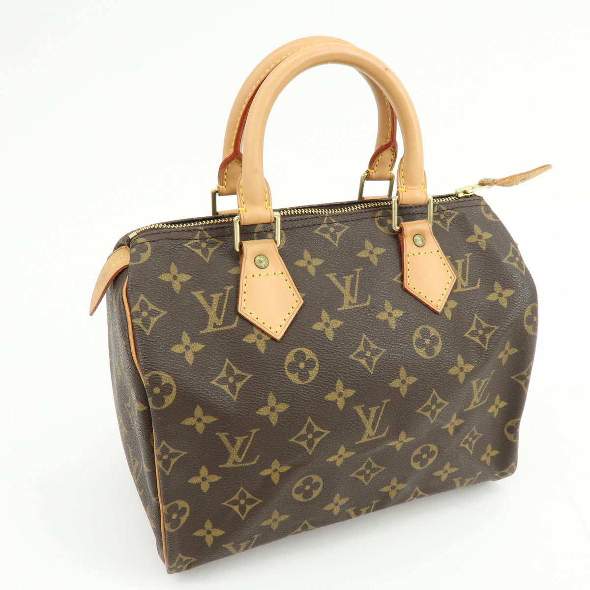 Louis Vuitton Monogram Speedy 25 Boston Bag Hand Bag Brown M41528