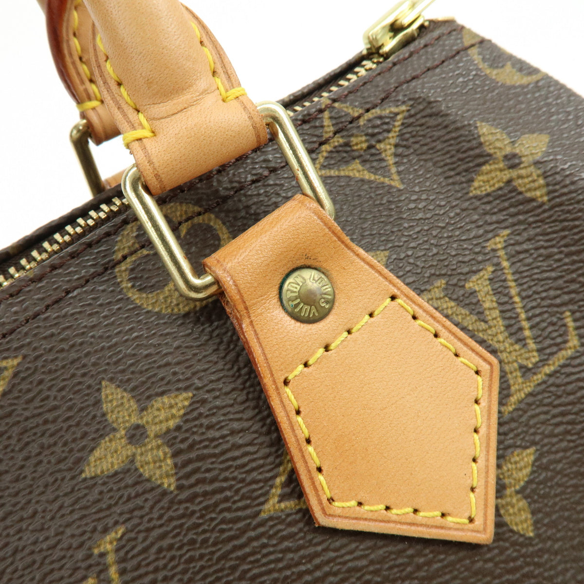 Louis Vuitton Monogram Speedy 25 Boston Bag Hand Bag Brown M41528