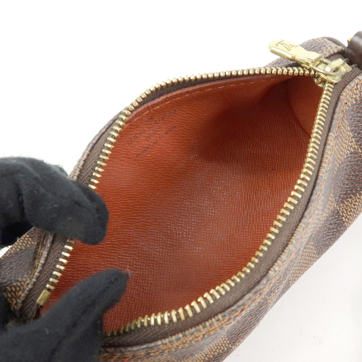 Louis Vuitton Damier Mini Pouch for Papillon Bag Brown