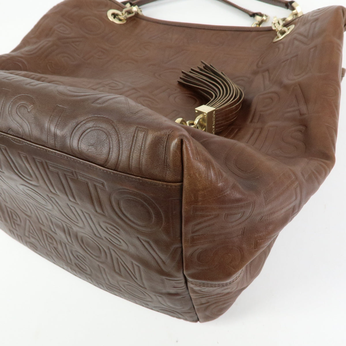 Louis Vuitton Paris Souple Wish Leather Shoulder Bag Brown M95830
