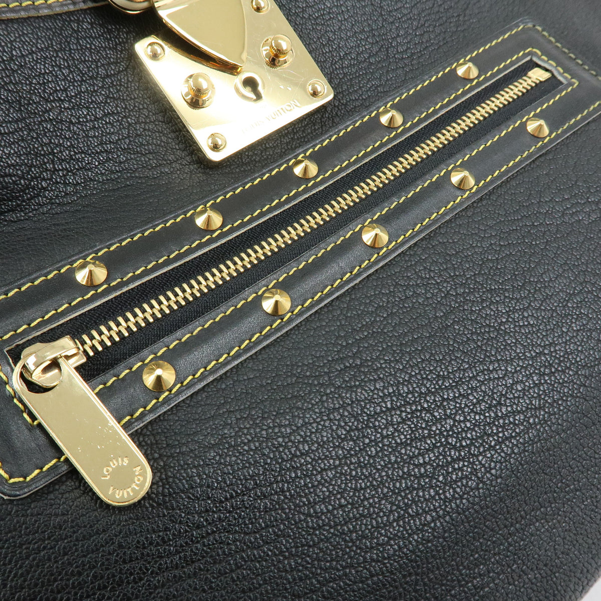 Louis Vuitton Suhali L'Affriolant Leather Shoulder Bag Noir M92851