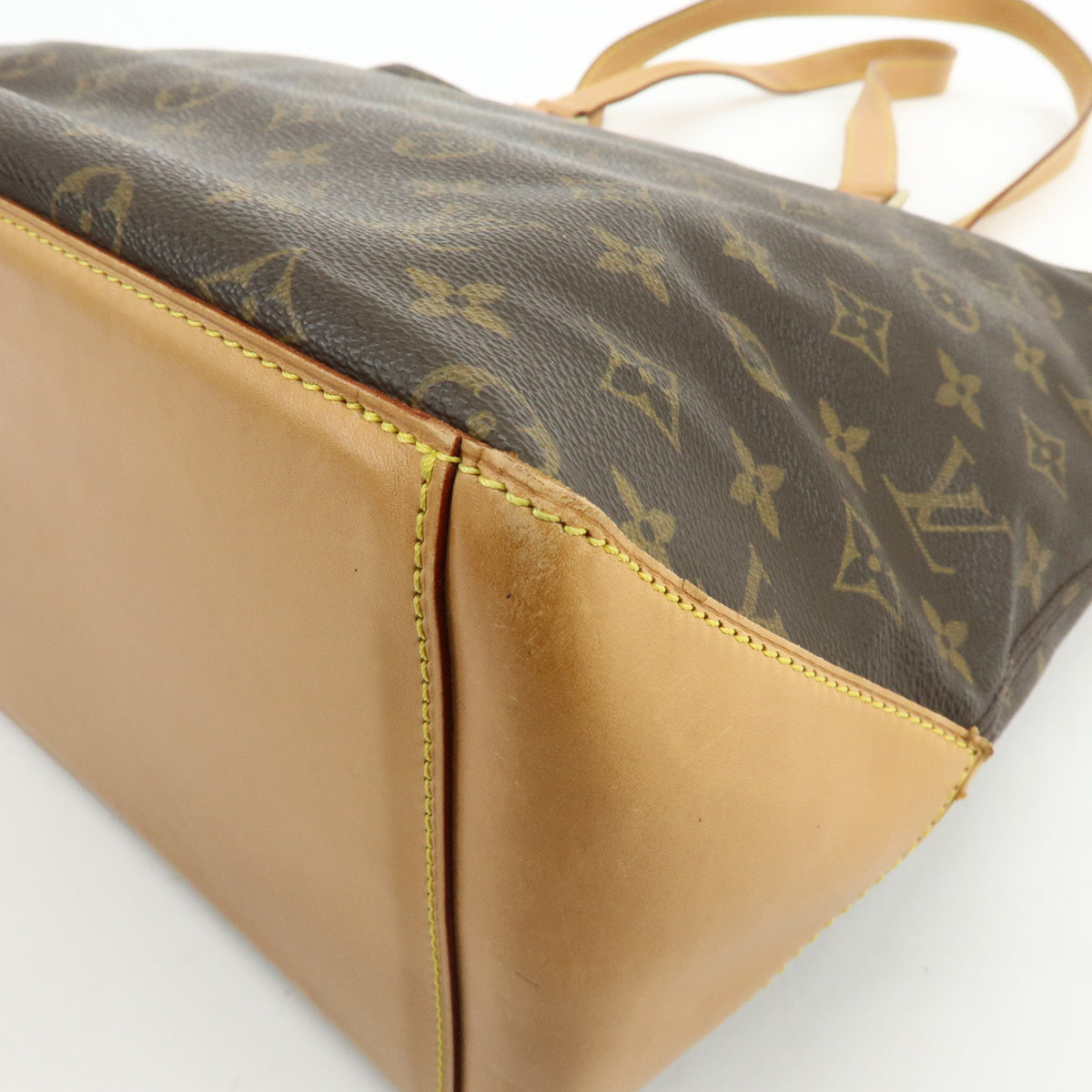 Louis Vuitton Monogram Cabas Mezzo Tote Bag Shoulder Bag Brown M51151