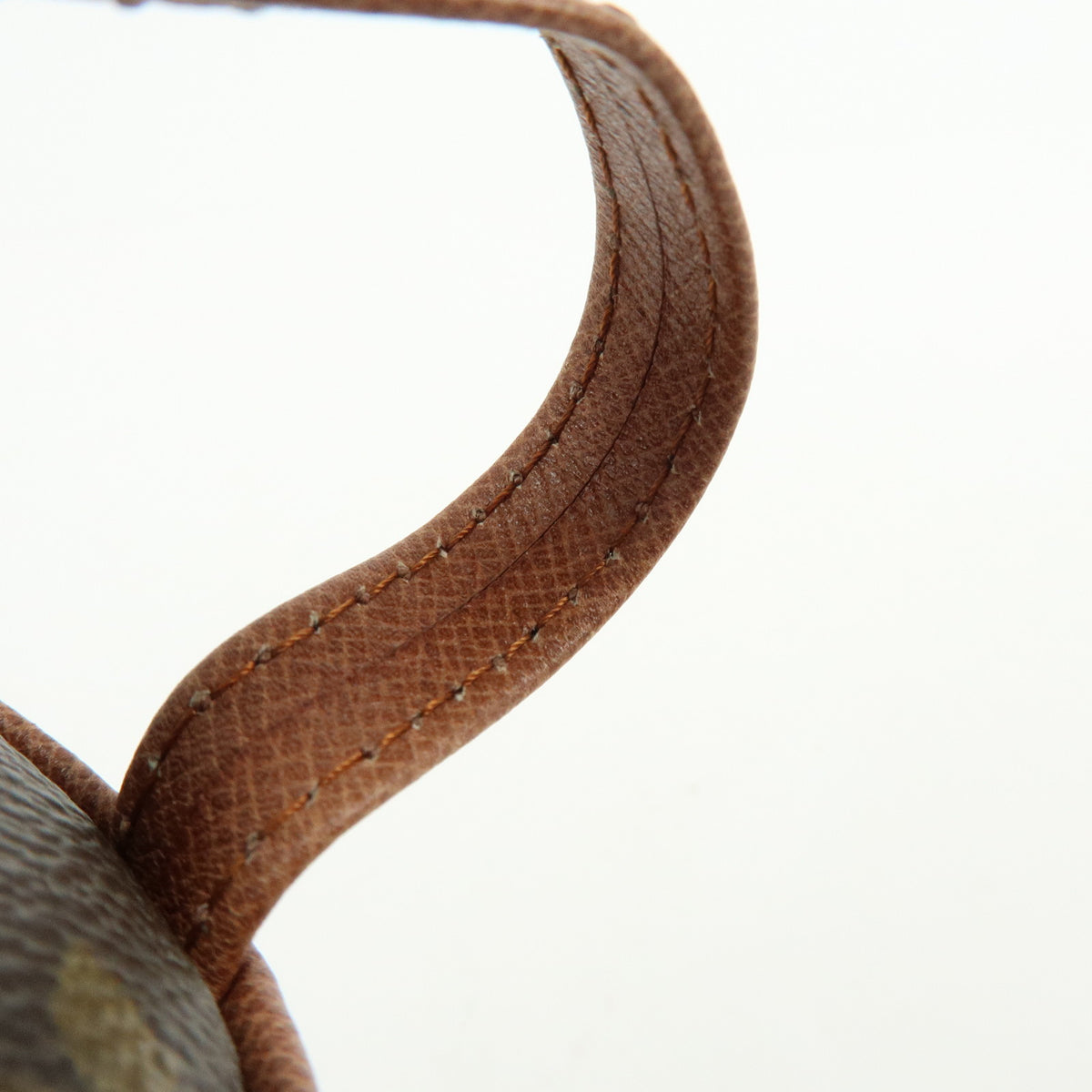 Louis Vuitton Monogram Trousse Ronde Pen Case Pouch Brown M47630