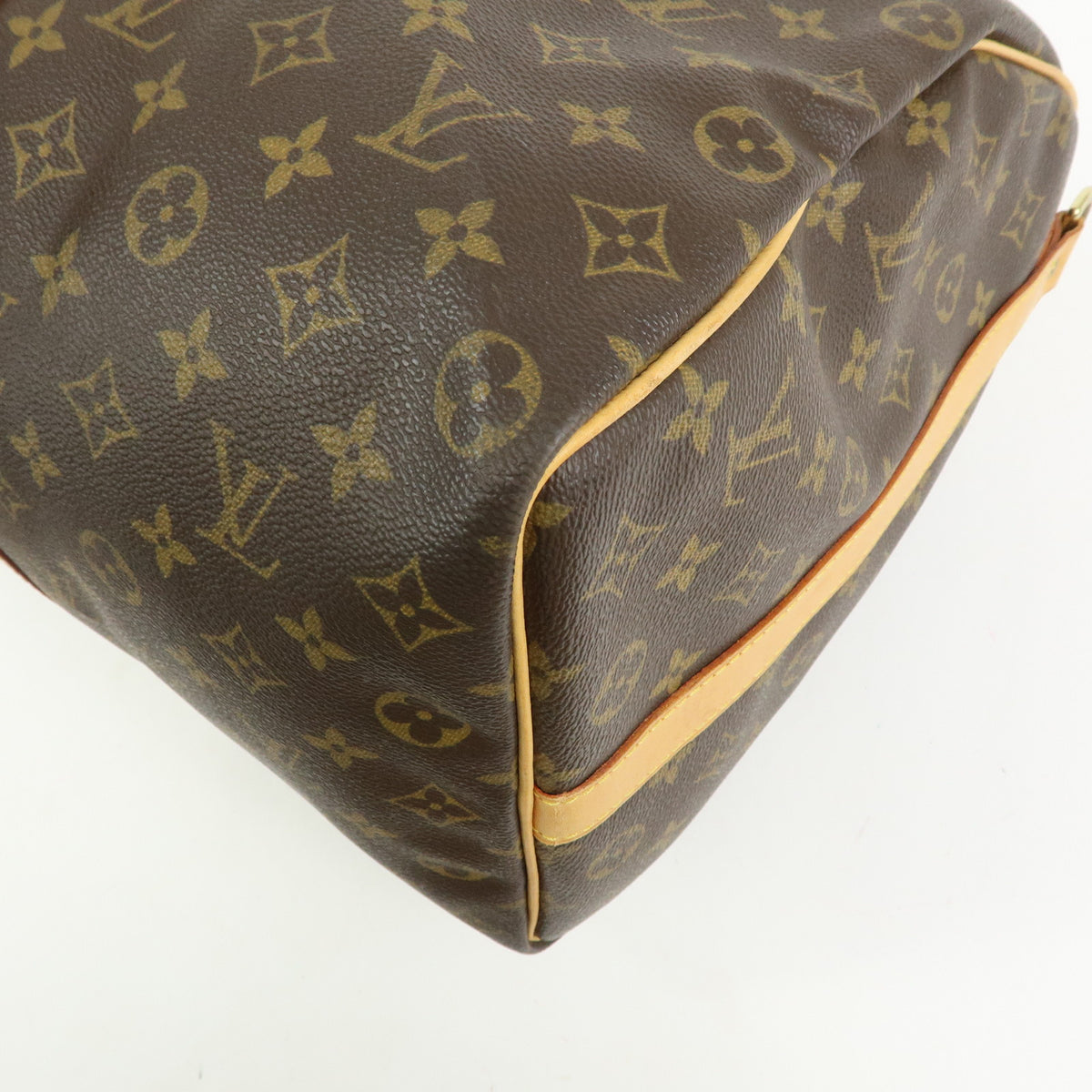 Louis Vuitton Monogram Keep All Bandouliere 50 Boston Bag Brown M41416