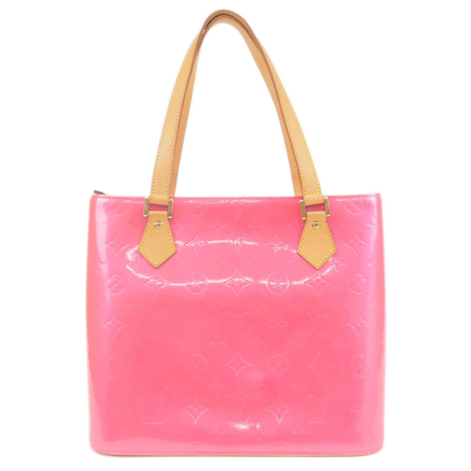 Louis-Vuitton-Monogram-Vernis-Houston-Tote-Bag-Fuchsia-Pink-M91219