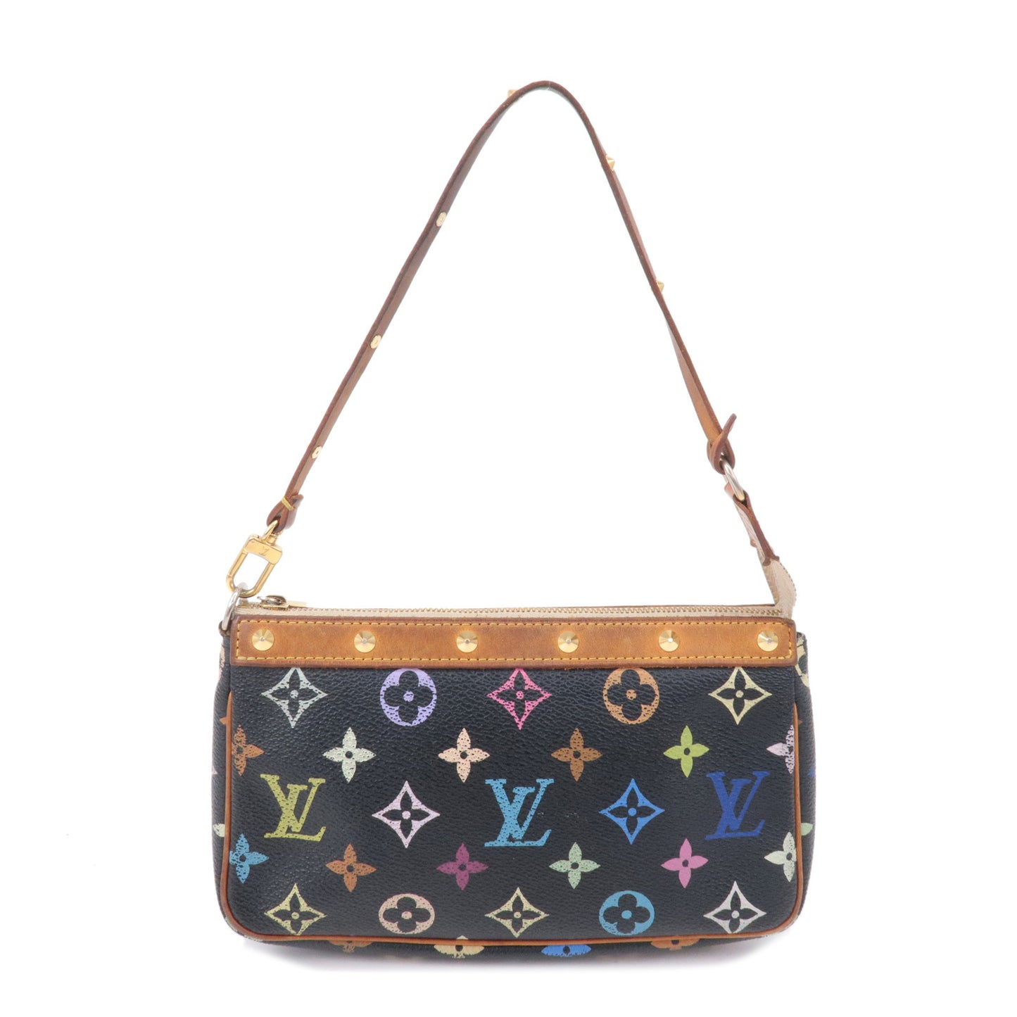 Louis Vuitton Black Multicolor Pochette Accessories - A World Of