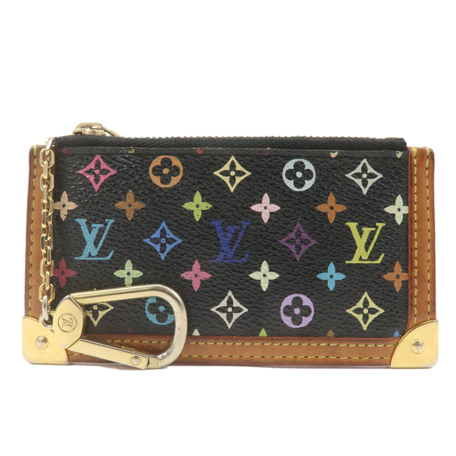 Louis-Vuitton-Monogram-Multi-Color-Pochette-Cles-Noir-M92654