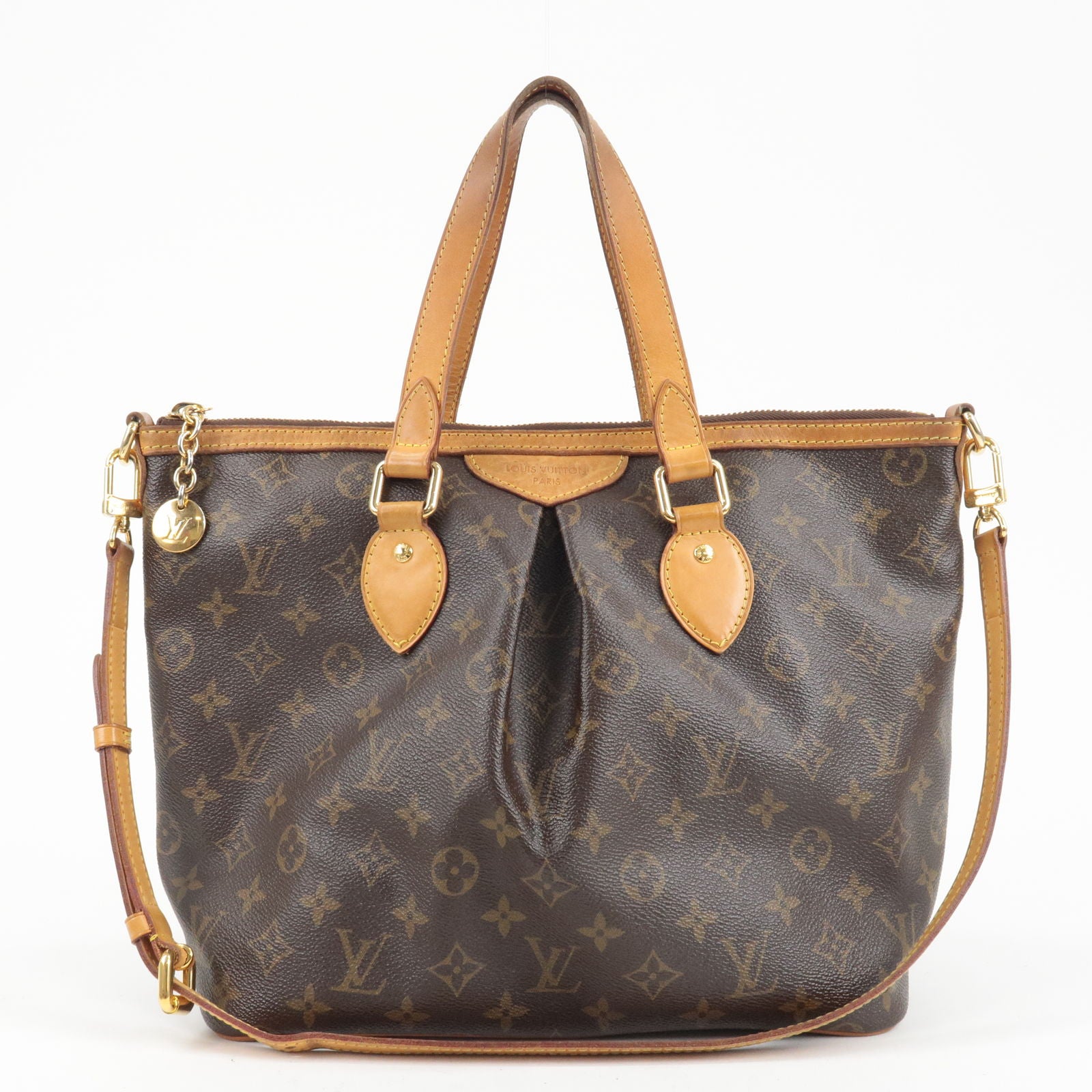 LV PALERMO 2WAY BAG SIZE PM FULL LEATHER, Luxury, Bags & Wallets