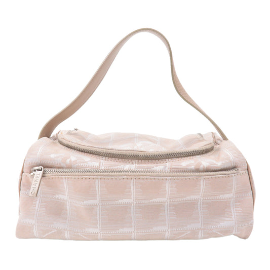 CHANEL-New-Travel-Line-Nylon-Jacquard-Leather-Vanity-Bag-Pink-Beige