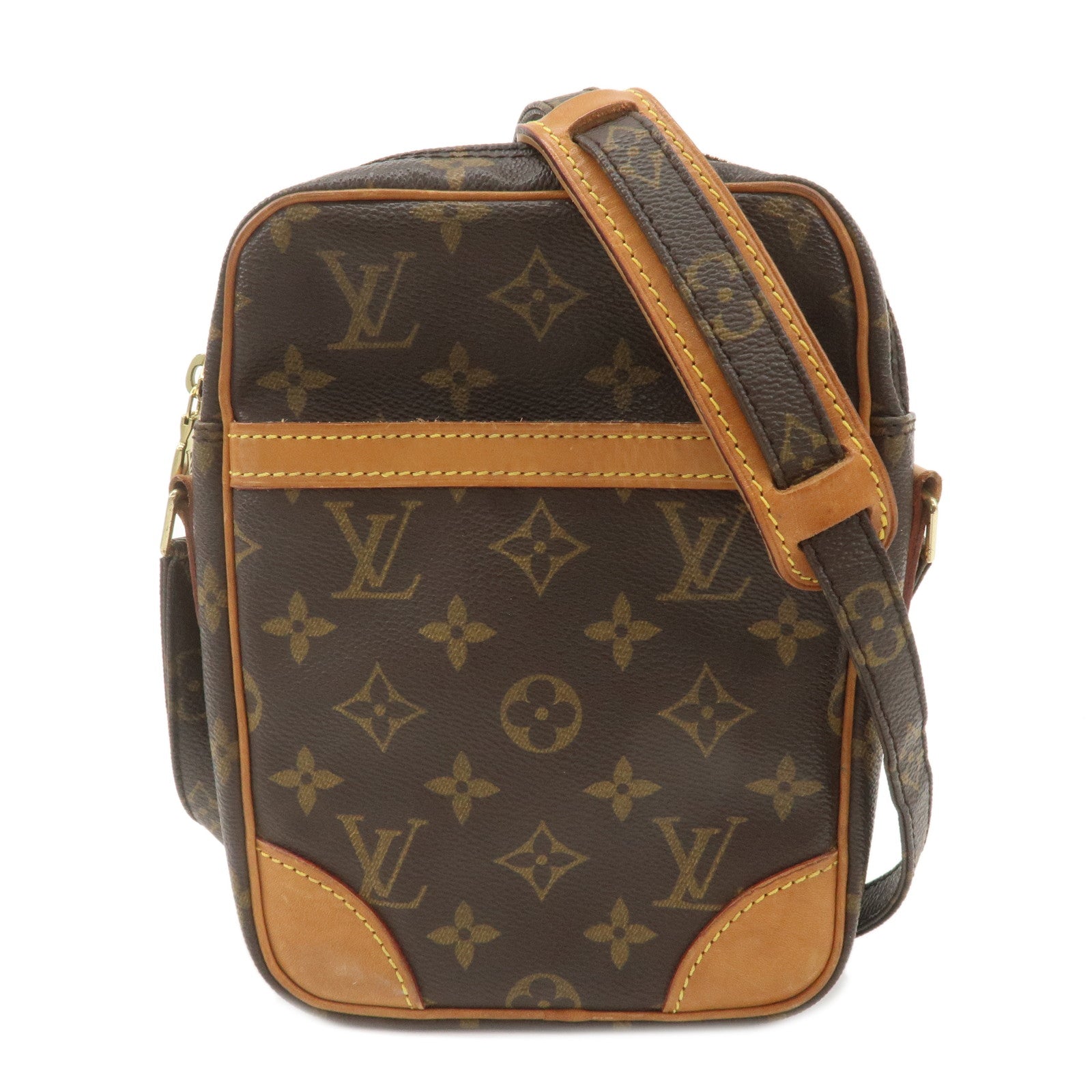 Louis Vuitton Monogram Danube Shoulder Bag Brown M45266