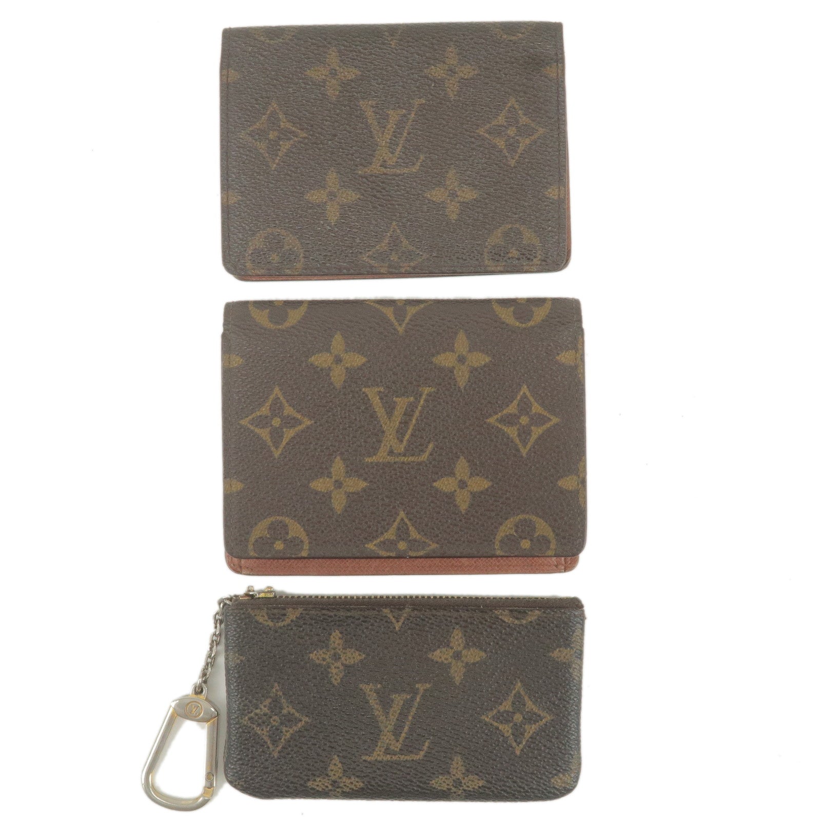 Louis Vuitton - Card Holder - Monogram Leather - Bicolore Black Beige - Women - Luxury