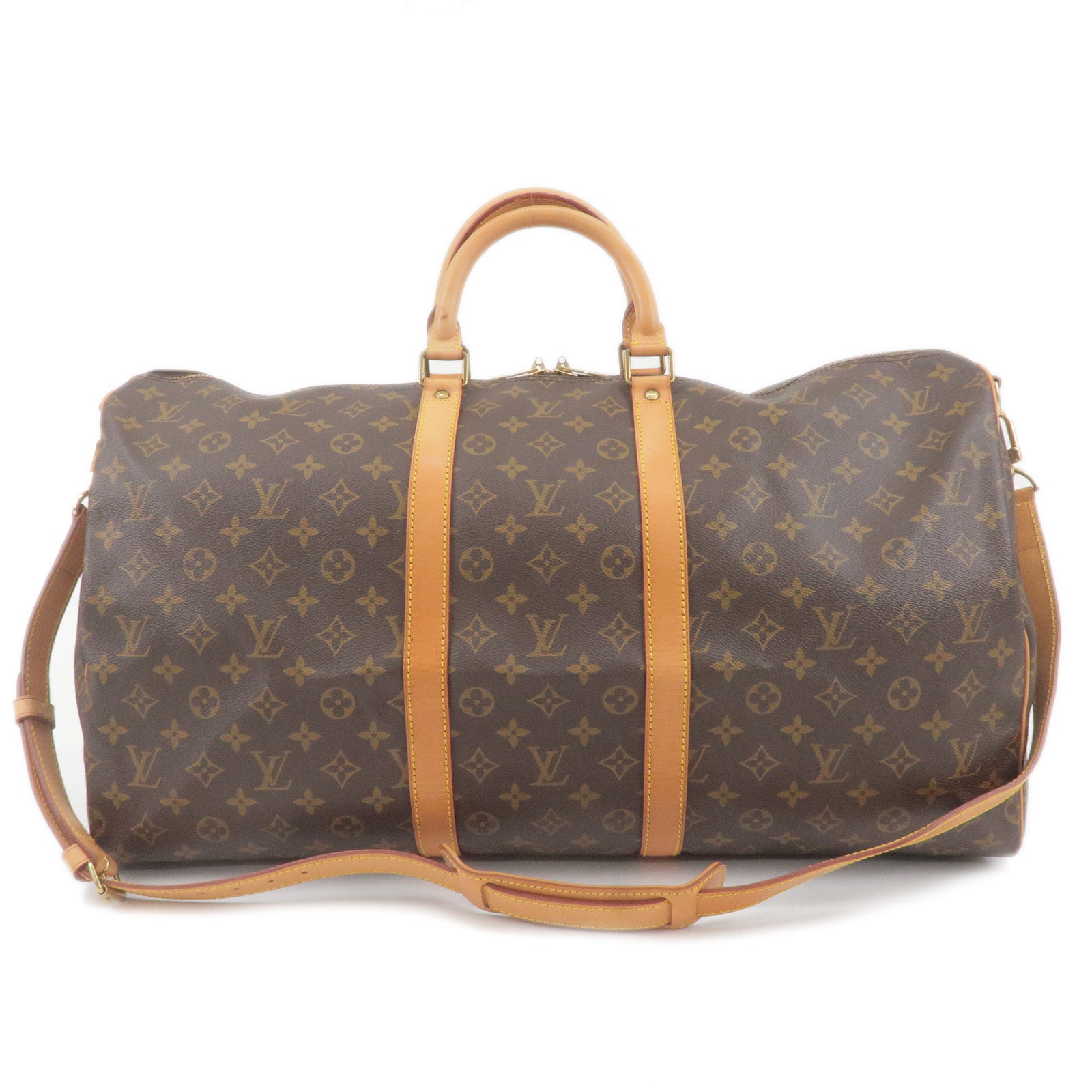 Louis-Vuitton-Monogram-Keep-All-Bandouliere-55-Boston-Bag-M41414