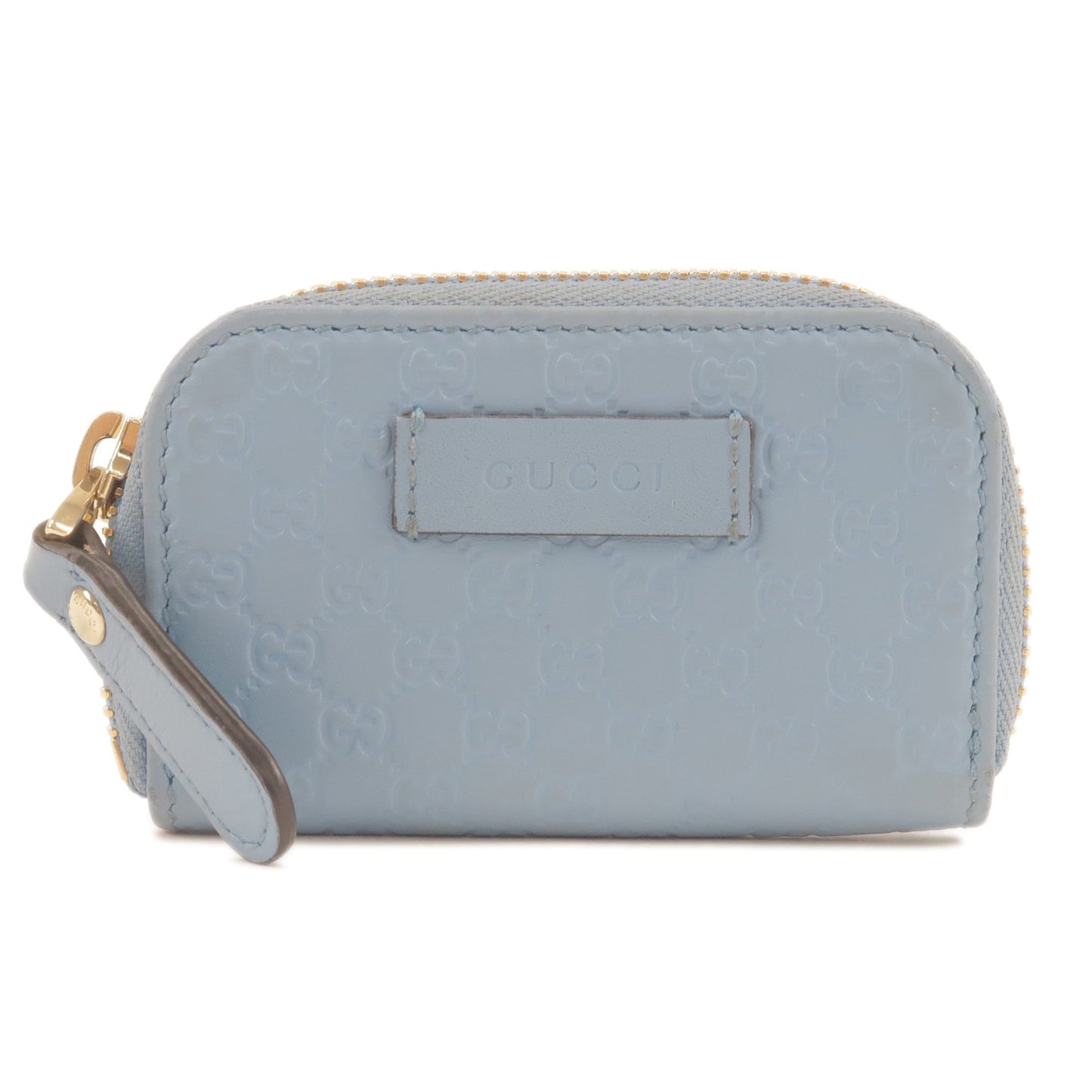 GUCCI-Micro-Guccissima-Leather-Mini-Coin-Case-Blue-449896