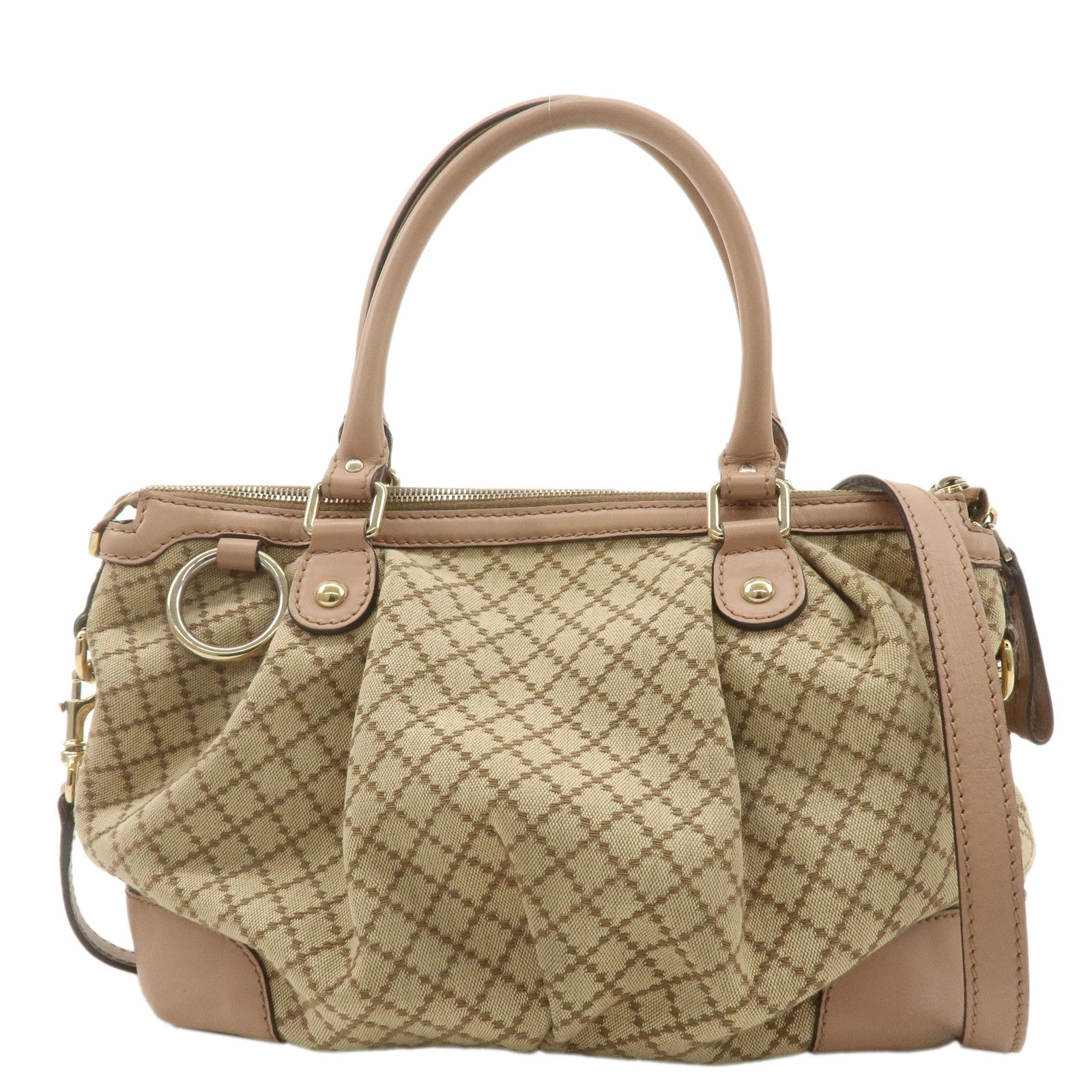 GUCCI-Diamante-Sukey-Canvas-Leather-2Way-Shoulder-Bag-247902