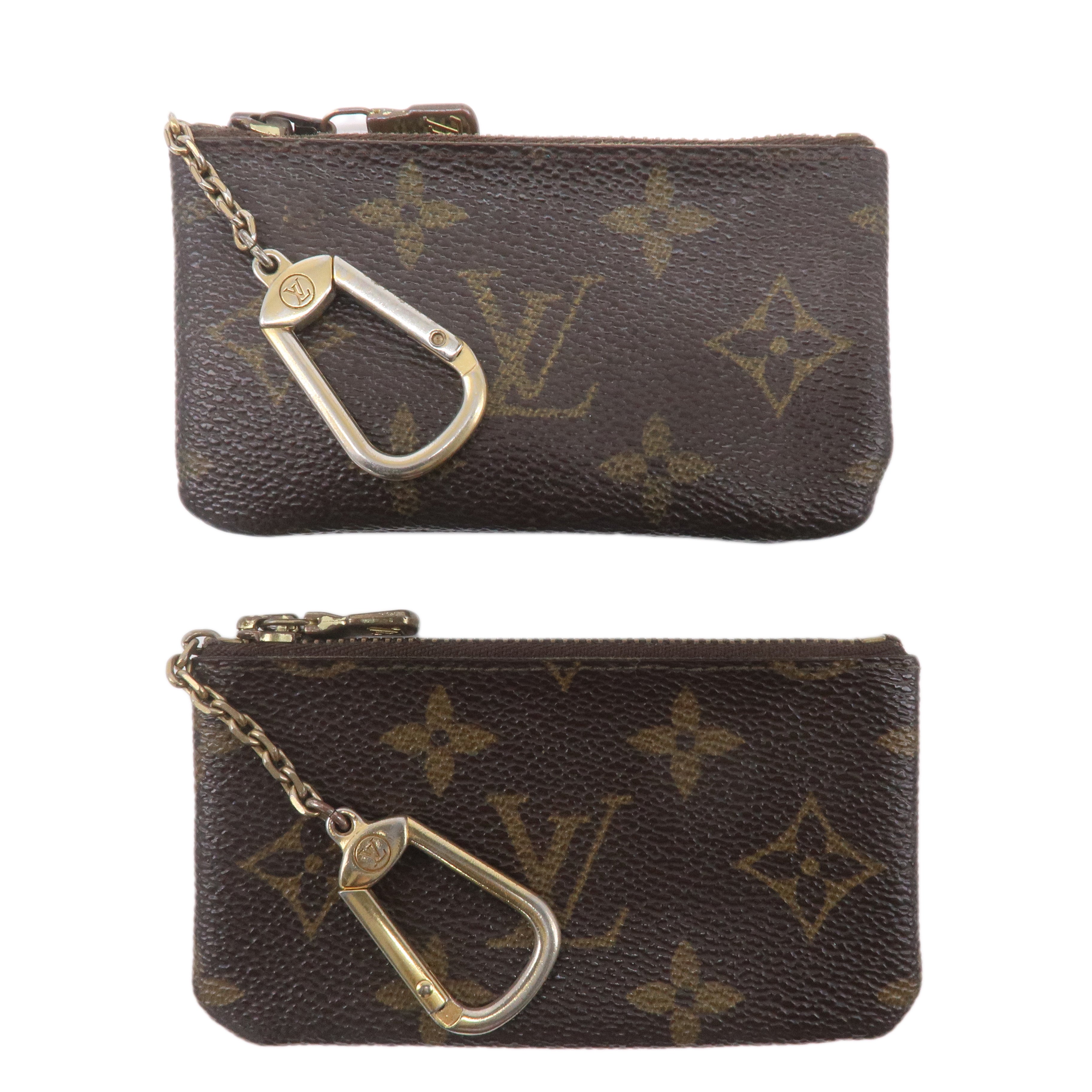 Louis Vuitton Monogram Set of 2 Pochette Cles Coin Case M62650