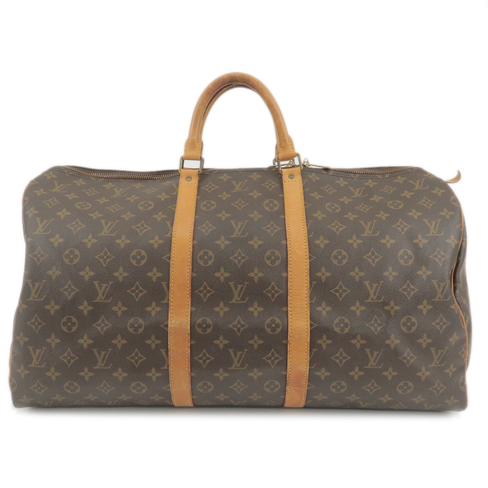 Louis-Vuitton-Monogram-Keep-All-55-Boston-Bag-M41424