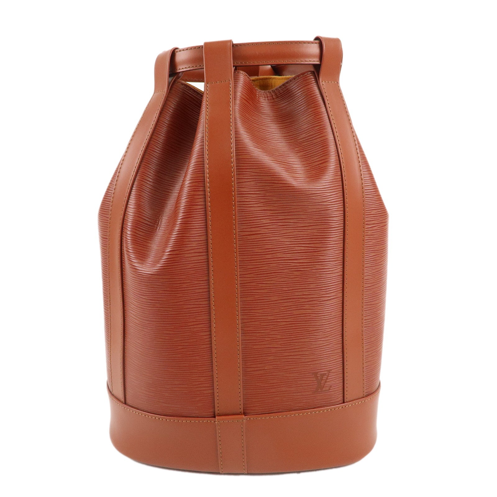 Louis Vuitton Epi Randonnee PM Laundry Bag Kenya Brown M52353