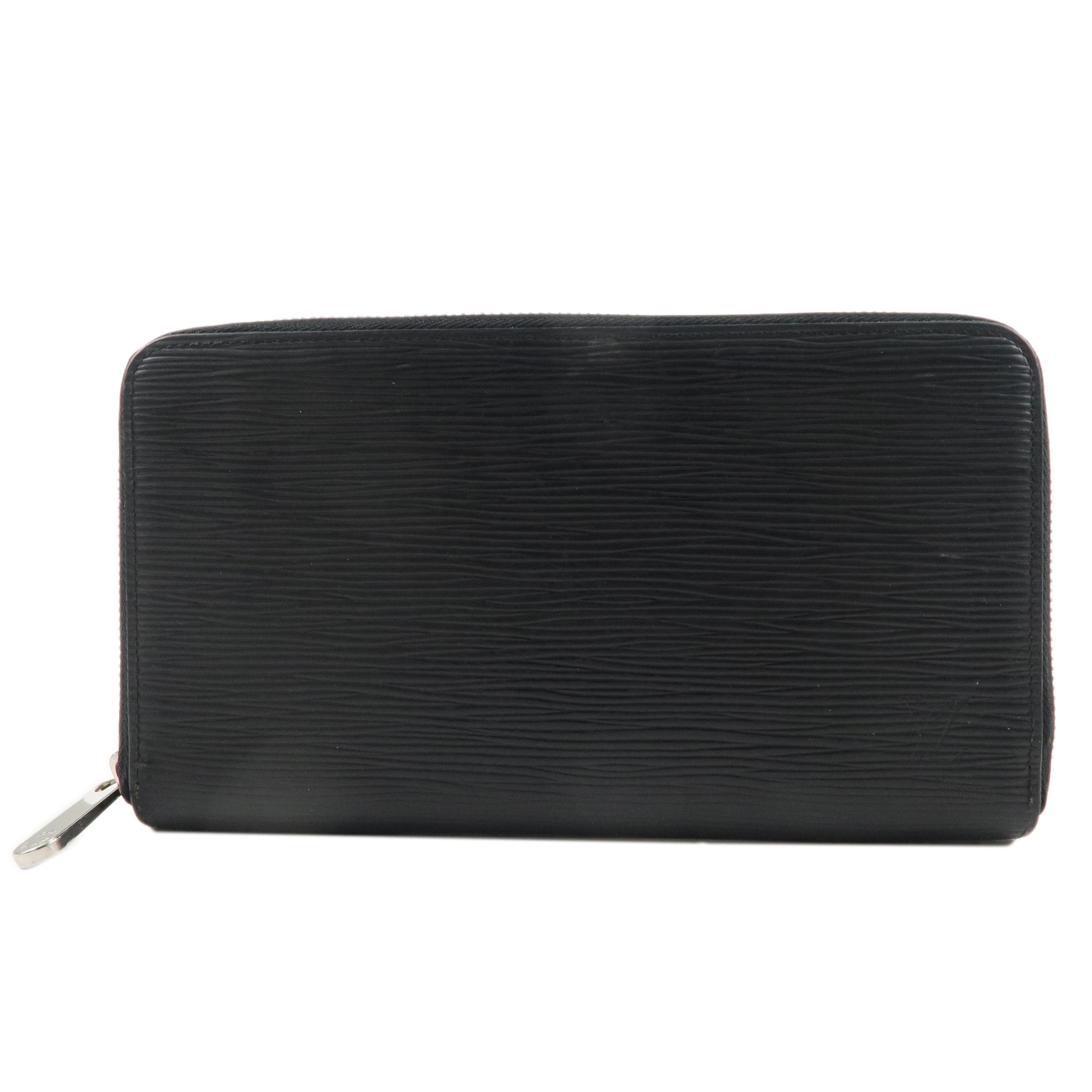 Louis Vuitton Epi Zippy Organizer Wallet Black Noir M63852