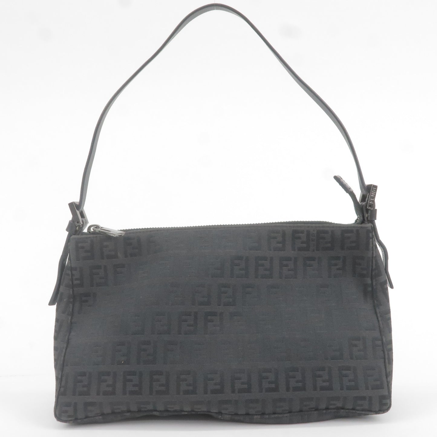 FENDI-Zucchino-Canvas-Leather-Shoulder-Bag-Black-8BR156 – dct-ep_vintage  luxury Store