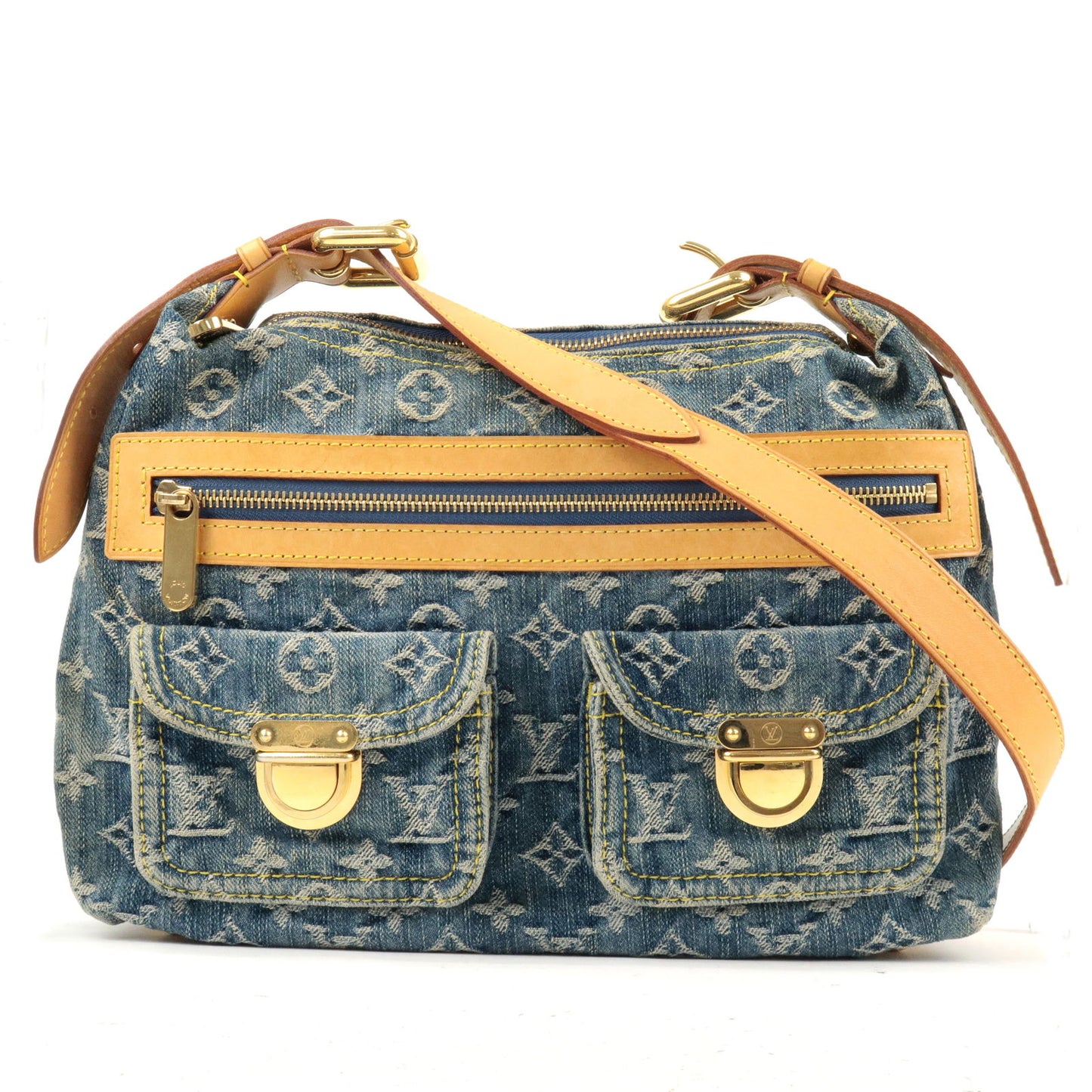 Louis-Vuitton-Monogram-Denim-Baggy-PM-Shoulder-Bag-Blue-M95049