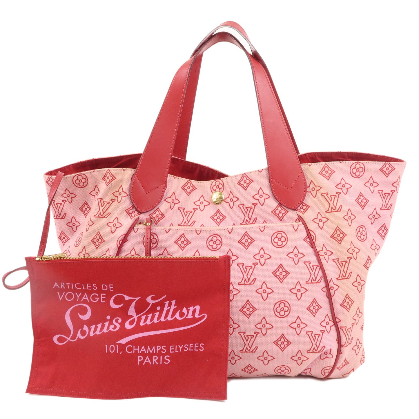 Louis Vuitton Monogram Beach Line Cabas Ipanema GM Rose M95988